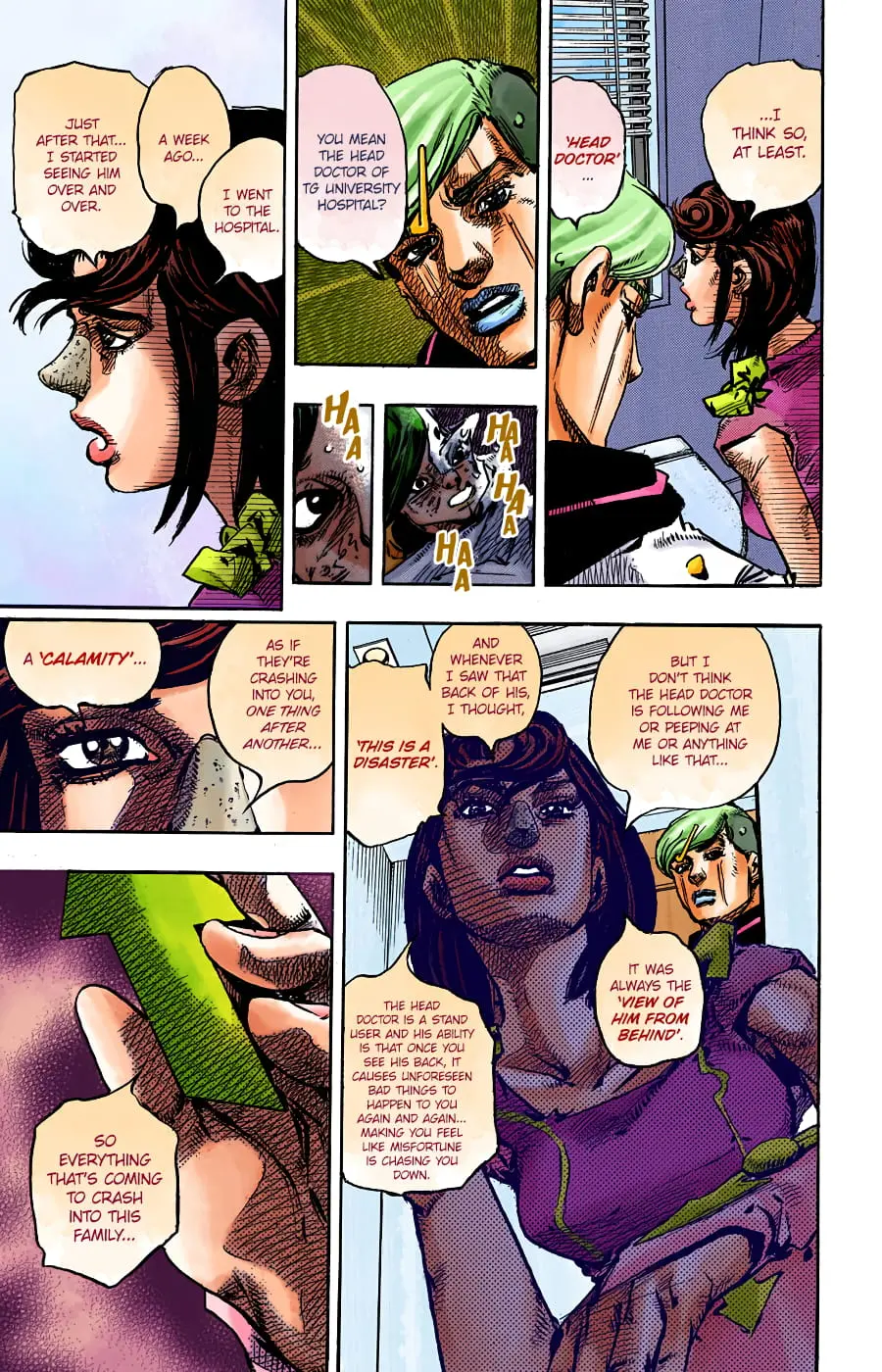 JoJo's Bizarre Adventure, Part 8: JoJolion Colored Manga, chapter 94, page 27