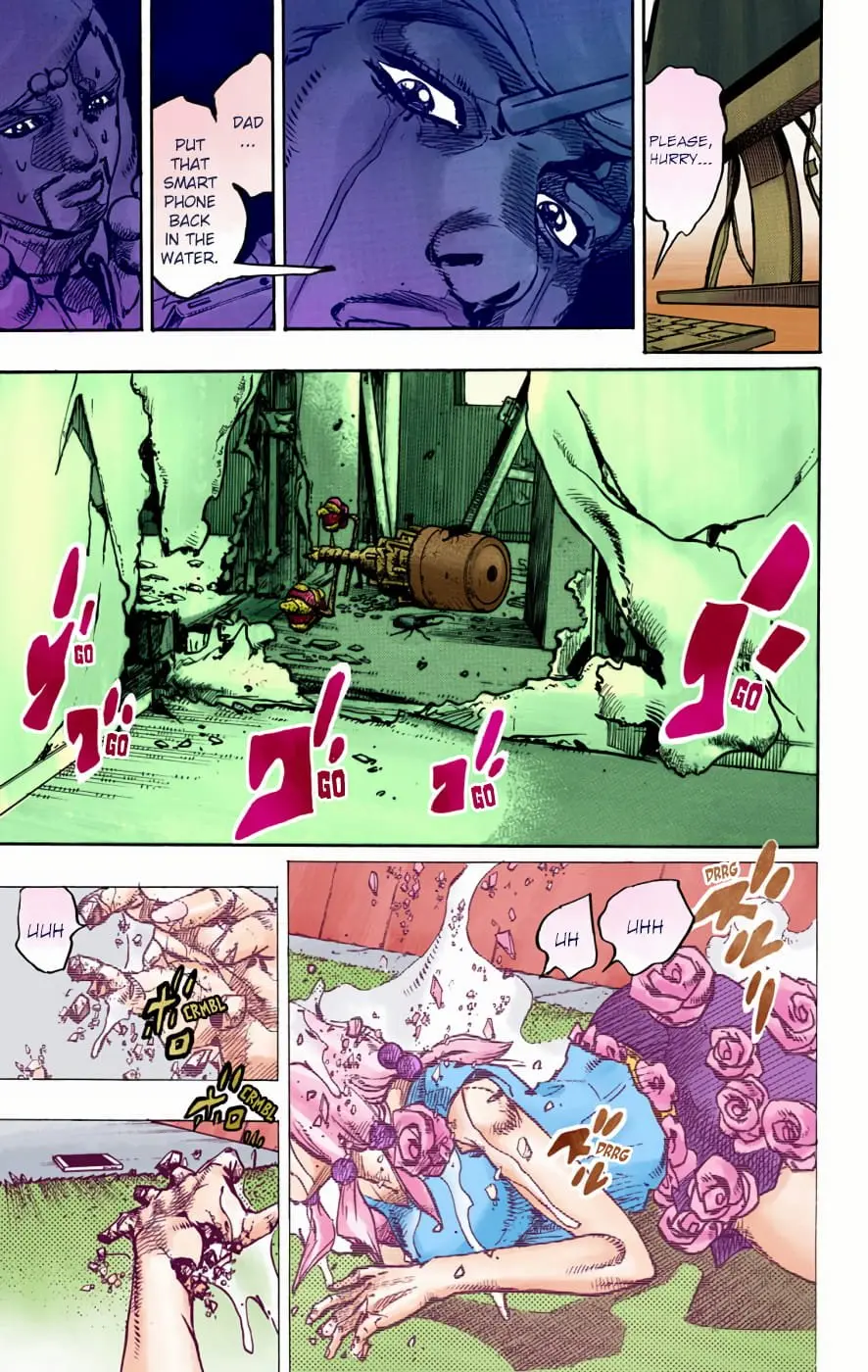 JoJo's Bizarre Adventure, Part 8: JoJolion Colored Manga, chapter 95, page 13