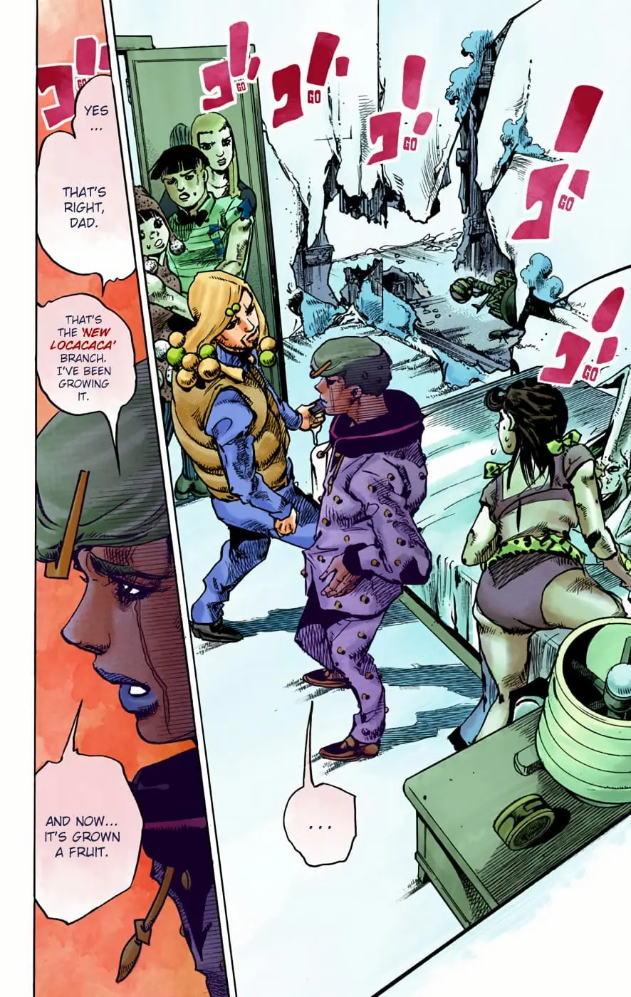 JoJo's Bizarre Adventure, Part 8: JoJolion Colored Manga, chapter 95, page 17