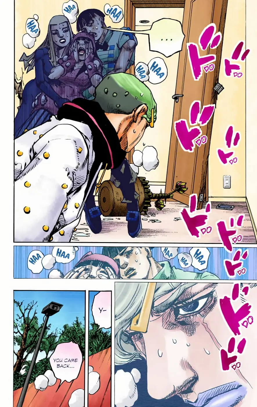 JoJo's Bizarre Adventure, Part 8: JoJolion Colored Manga, chapter 95, page 41