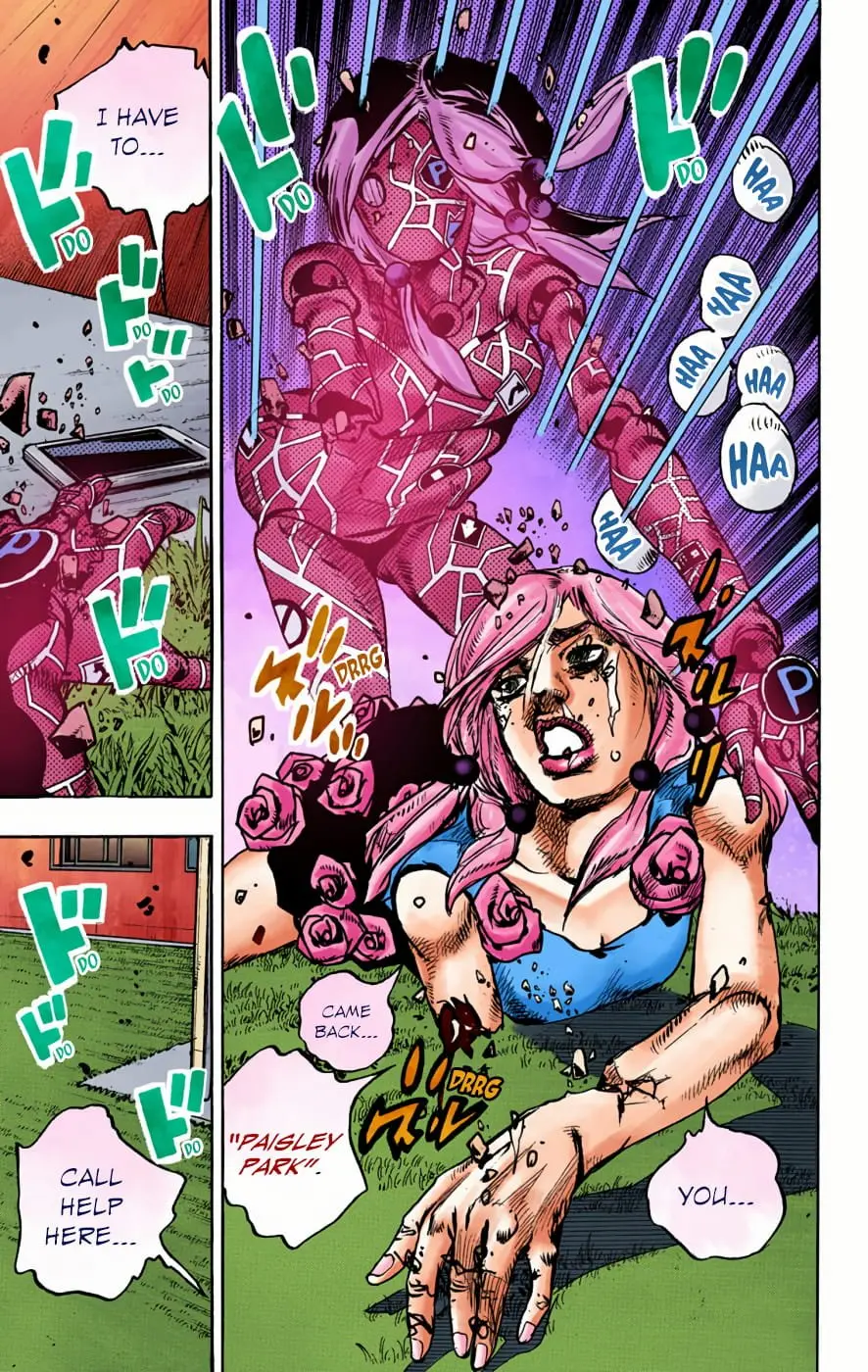 JoJo's Bizarre Adventure, Part 8: JoJolion Colored Manga, chapter 95, page 42