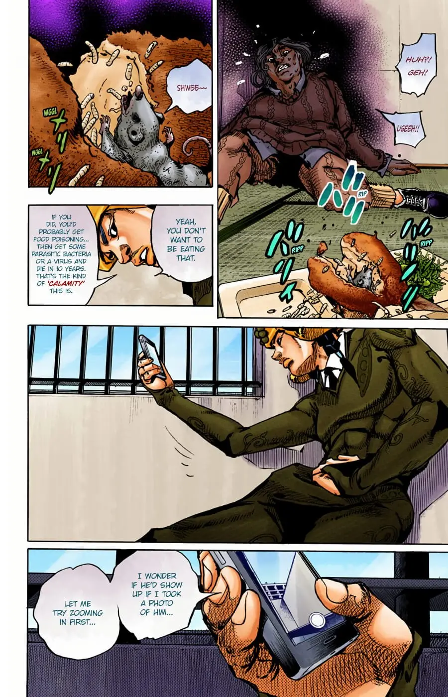 JoJo's Bizarre Adventure, Part 8: JoJolion Colored Manga, chapter 96, page 12