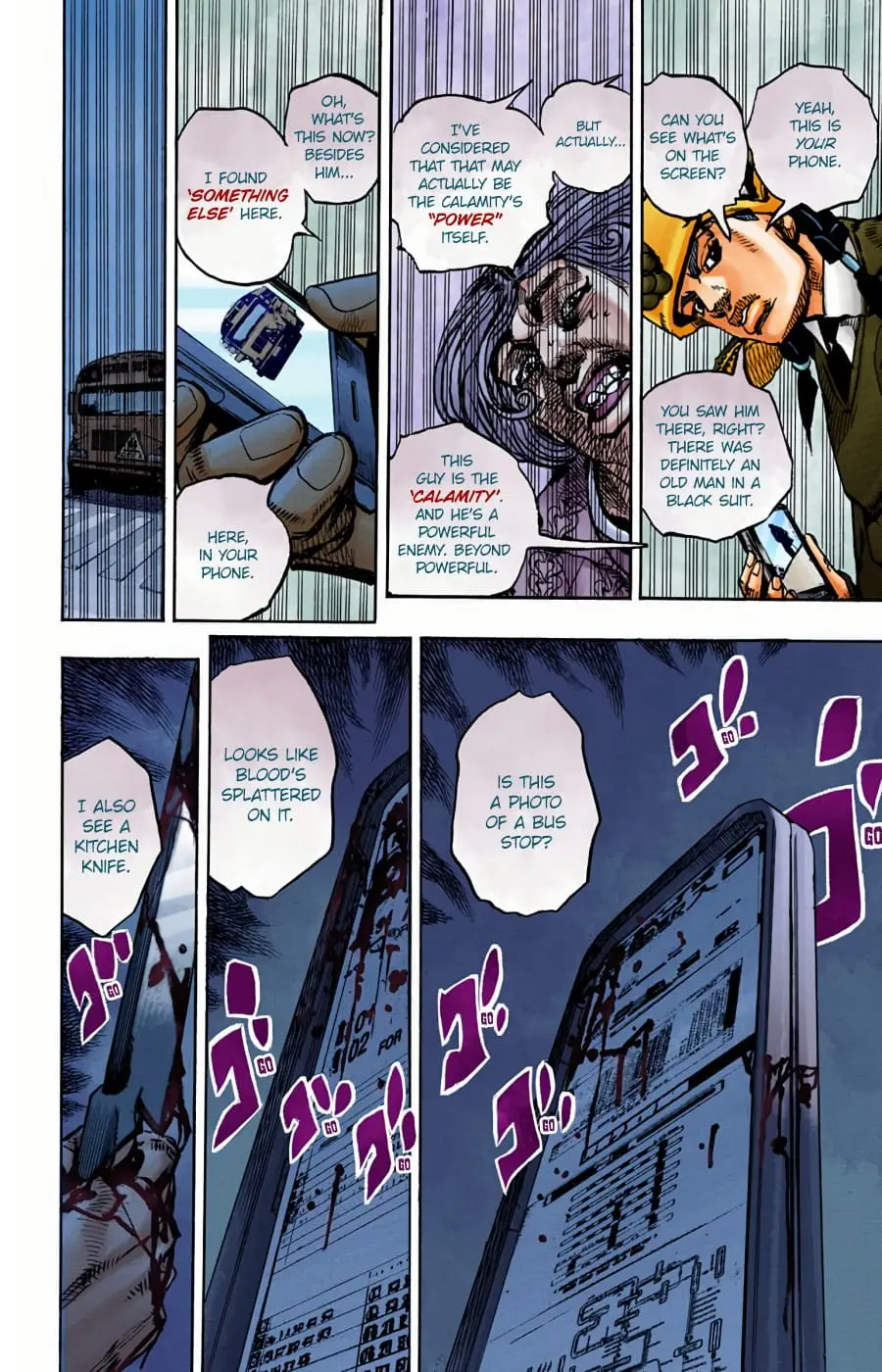 JoJo's Bizarre Adventure, Part 8: JoJolion Colored Manga, chapter 96, page 14