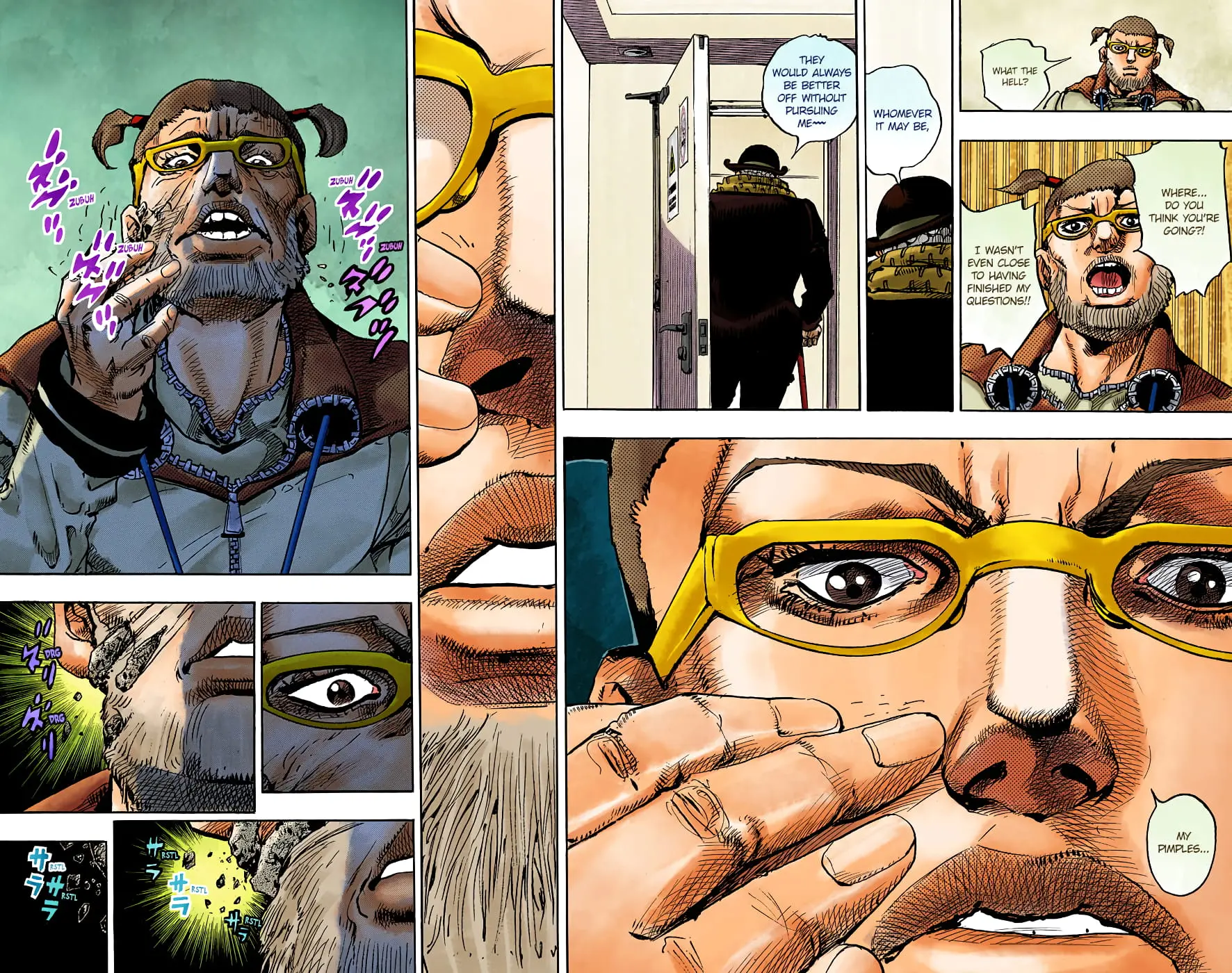 JoJo's Bizarre Adventure, Part 8: JoJolion Colored Manga, chapter 97, page 34