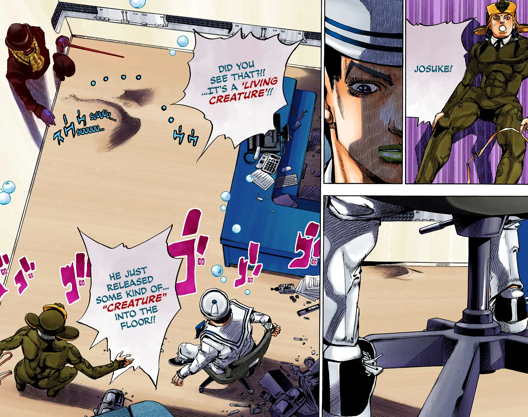 JoJo's Bizarre Adventure, Part 8: JoJolion Colored Manga, chapter 98, page 28