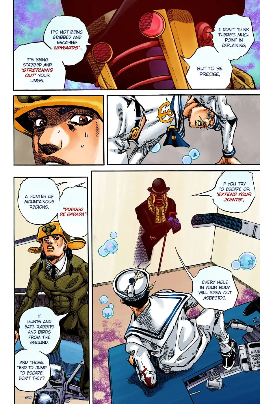 JoJo's Bizarre Adventure, Part 8: JoJolion Colored Manga, chapter 99, page 40