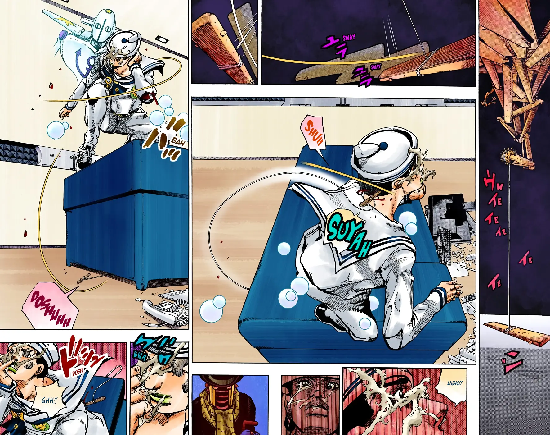 JoJo's Bizarre Adventure, Part 8: JoJolion Colored Manga, chapter 100, page 6