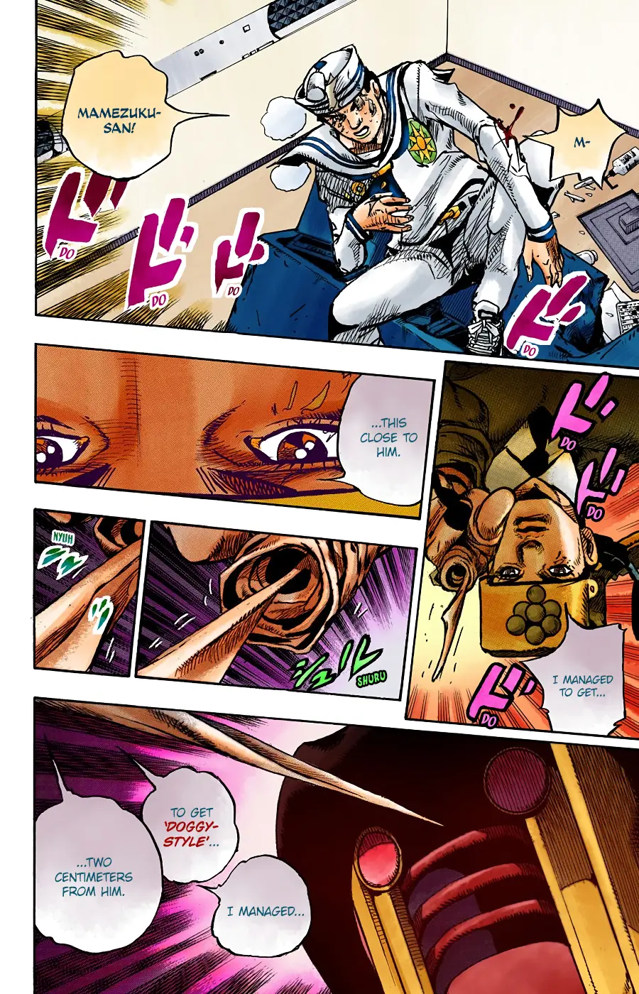 JoJo's Bizarre Adventure, Part 8: JoJolion Colored Manga, chapter 100, page 17