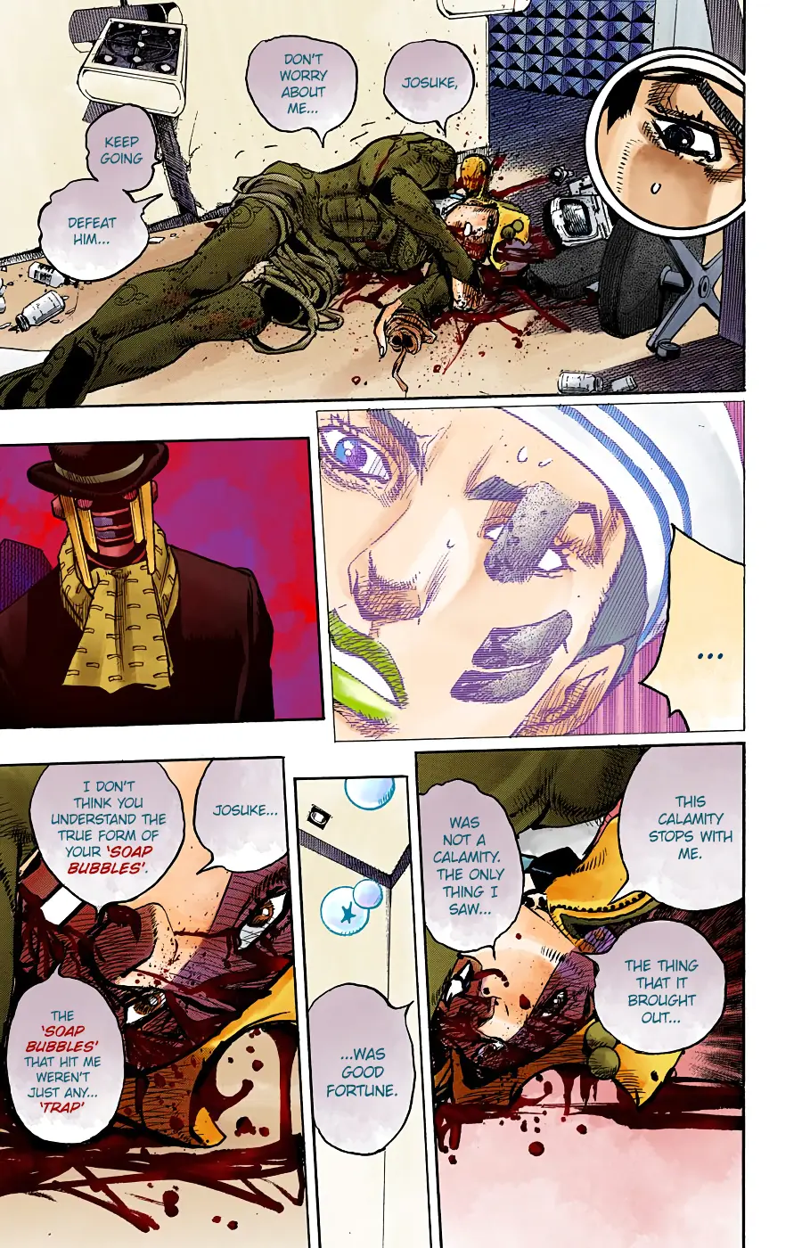 JoJo's Bizarre Adventure, Part 8: JoJolion Colored Manga, chapter 100, page 31