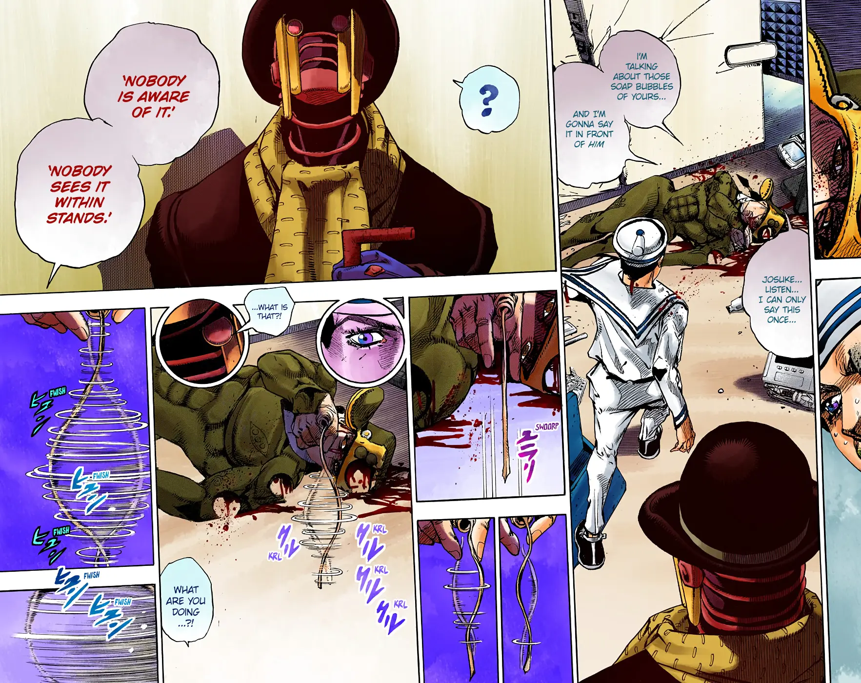 JoJo's Bizarre Adventure, Part 8: JoJolion Colored Manga, chapter 100, page 32