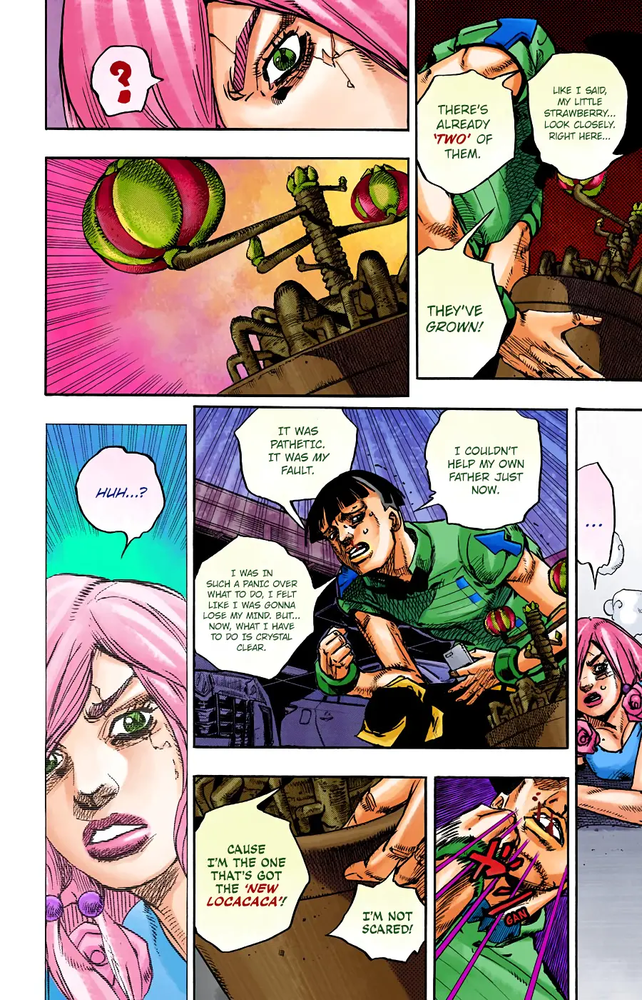 JoJo's Bizarre Adventure, Part 8: JoJolion Colored Manga, chapter 101, page 12