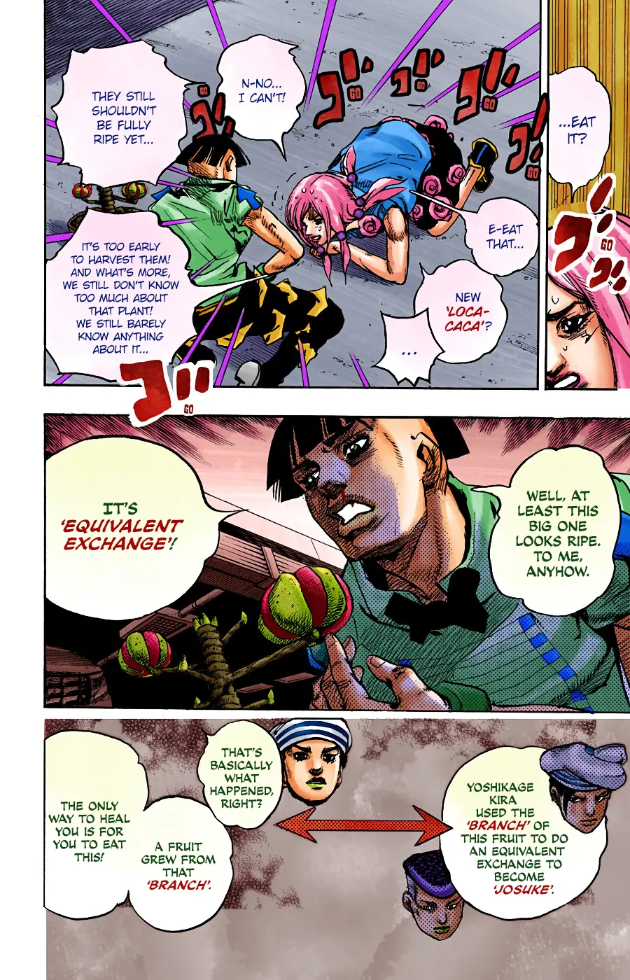 JoJo's Bizarre Adventure, Part 8: JoJolion Colored Manga, chapter 101, page 14