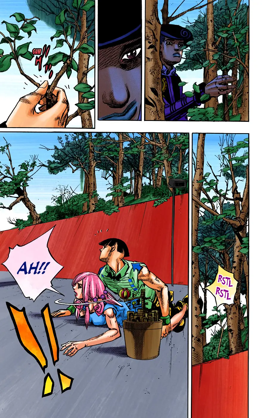 JoJo's Bizarre Adventure, Part 8: JoJolion Colored Manga, chapter 101, page 21