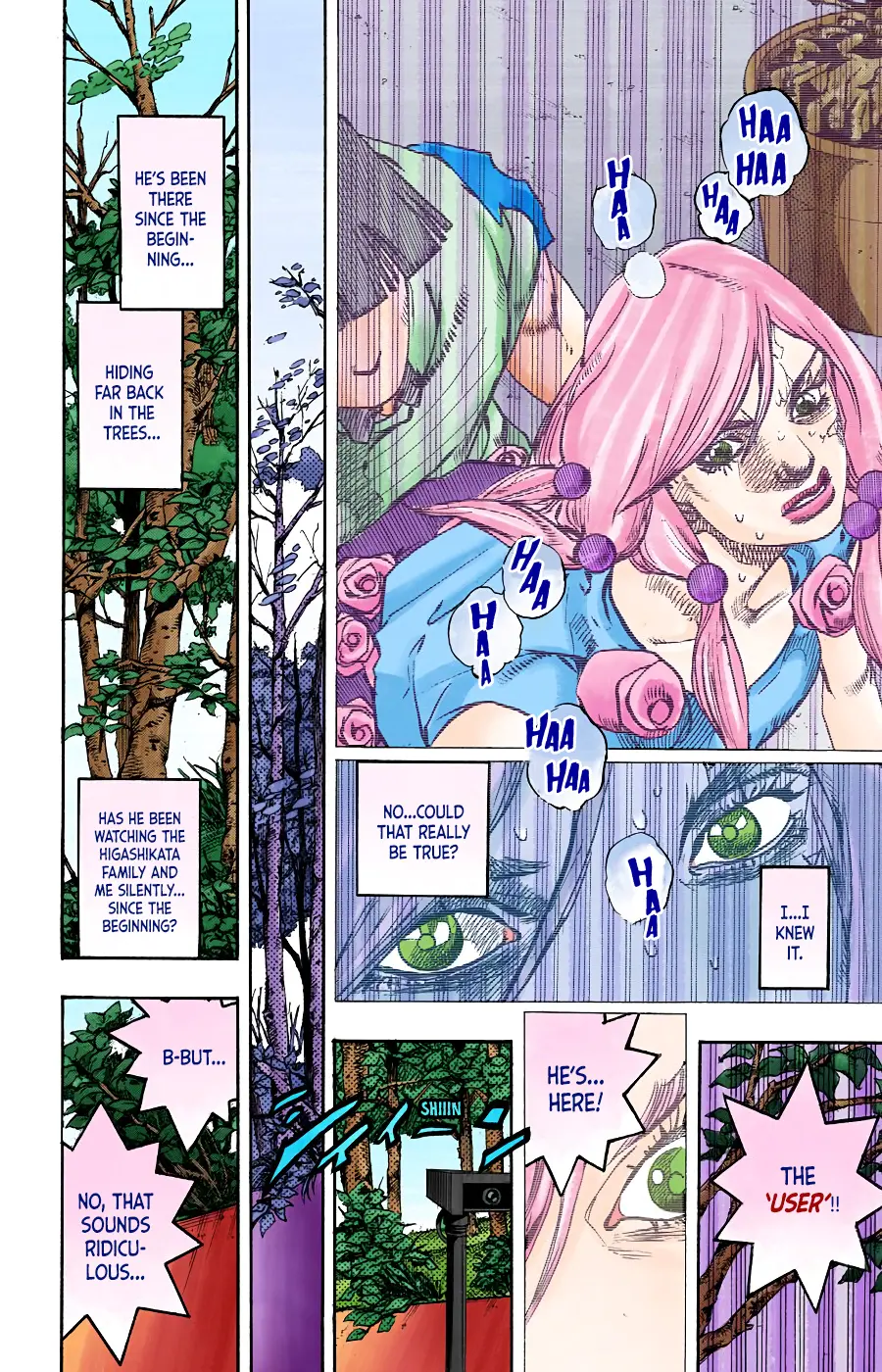 JoJo's Bizarre Adventure, Part 8: JoJolion Colored Manga, chapter 101, page 22