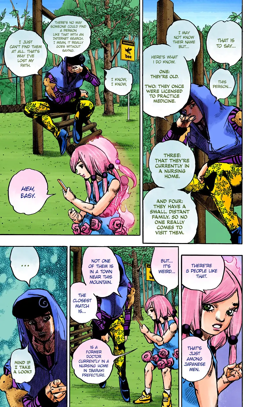 JoJo's Bizarre Adventure, Part 8: JoJolion Colored Manga, chapter 102, page 11