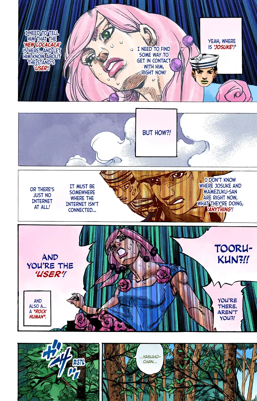 JoJo's Bizarre Adventure, Part 8: JoJolion Colored Manga, chapter 102, page 19