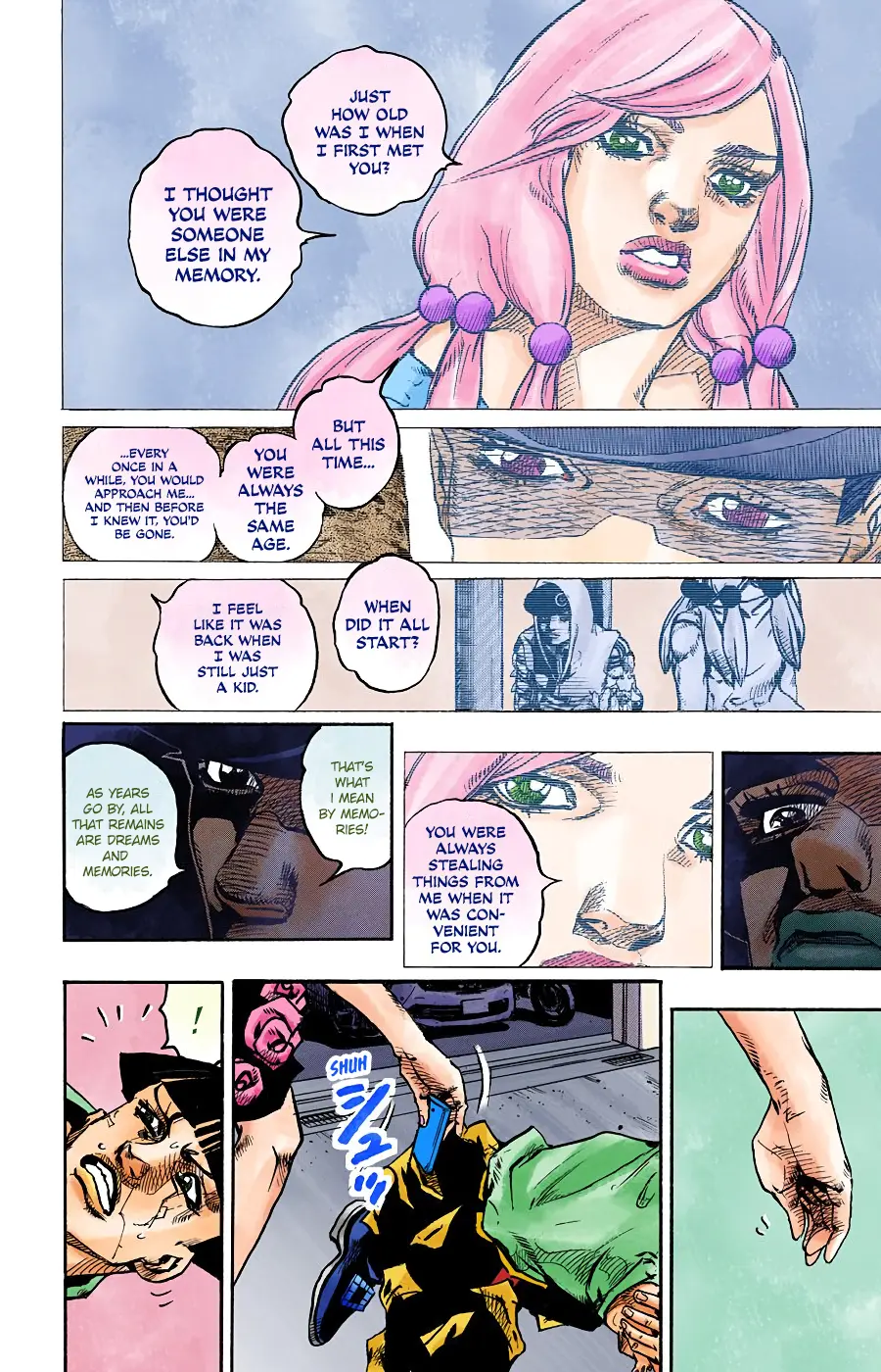 JoJo's Bizarre Adventure, Part 8: JoJolion Colored Manga, chapter 102, page 25