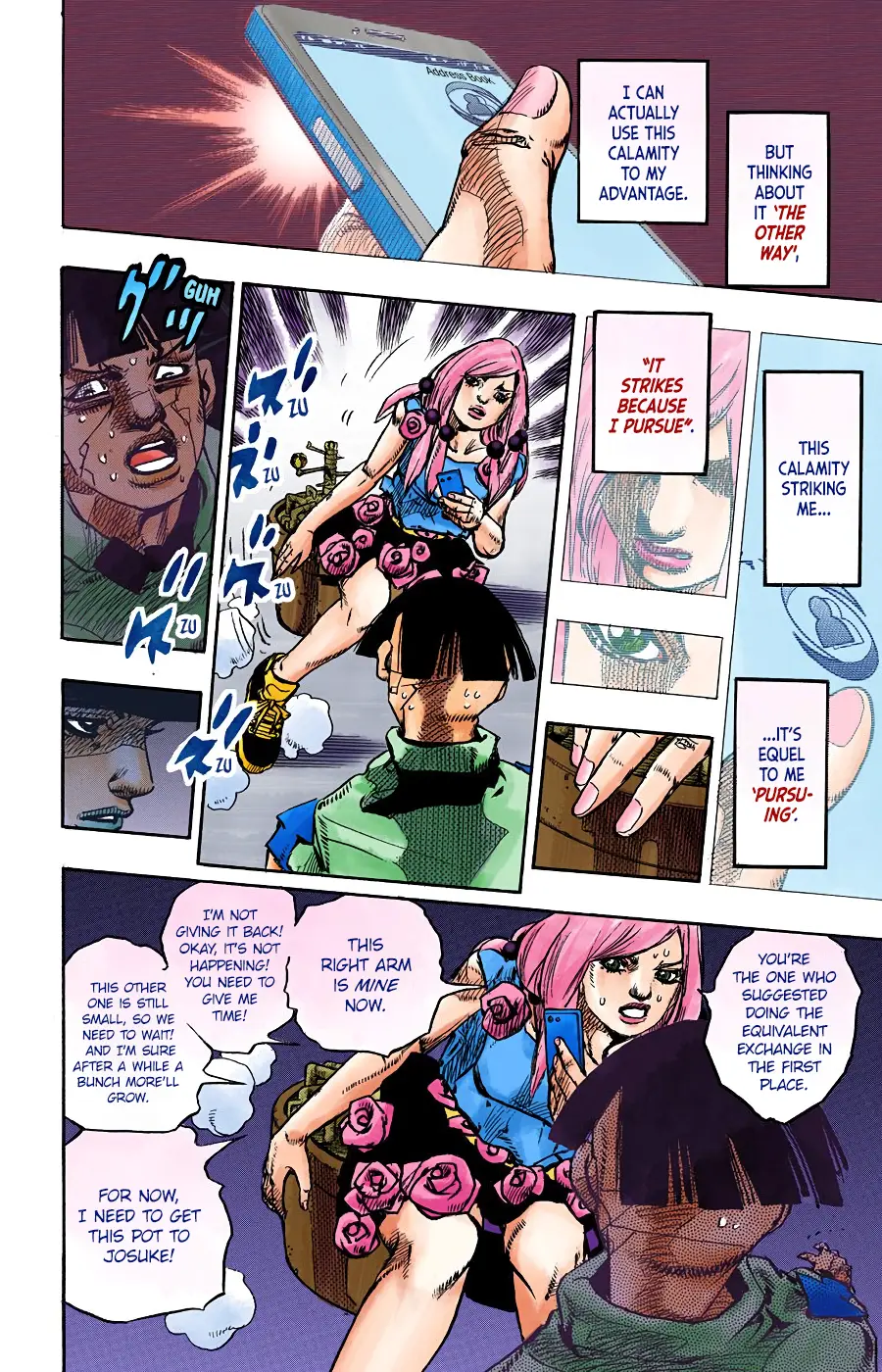 JoJo's Bizarre Adventure, Part 8: JoJolion Colored Manga, chapter 102, page 29