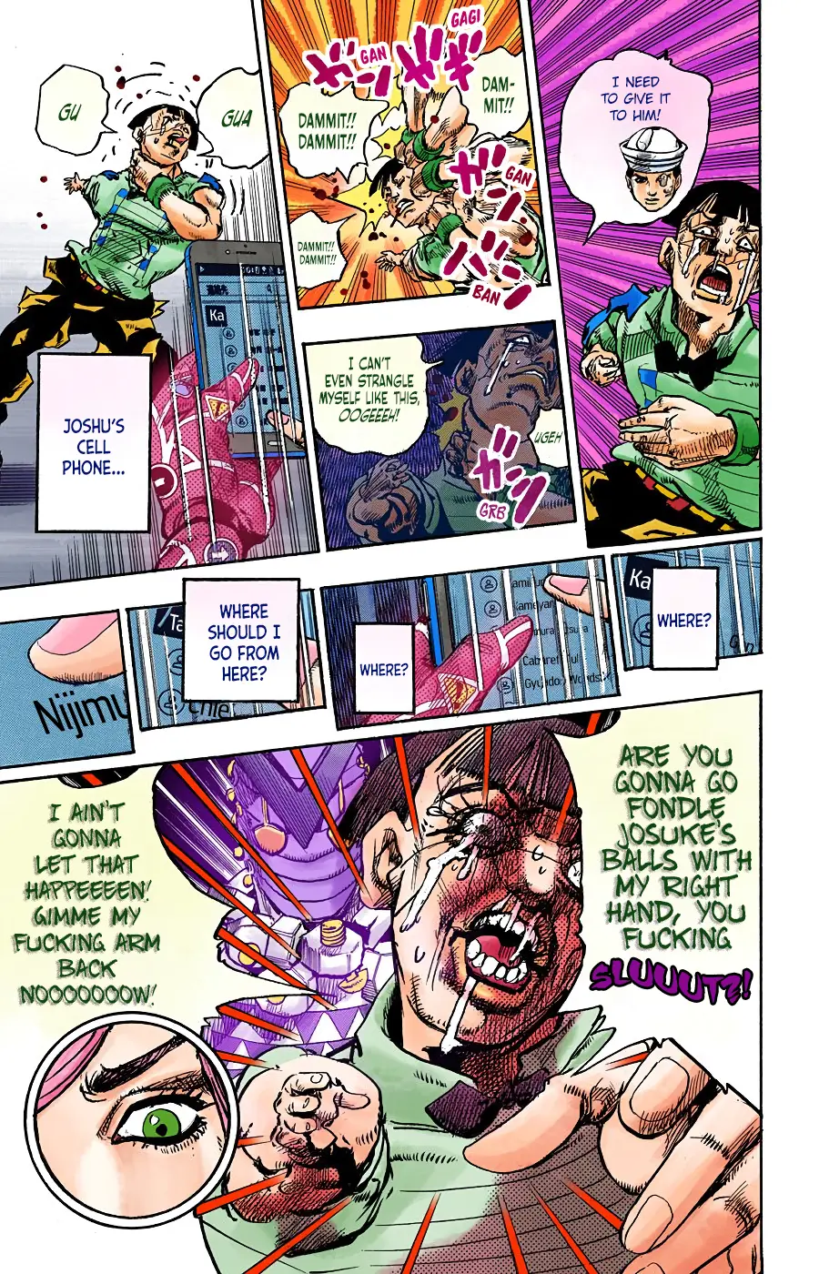 JoJo's Bizarre Adventure, Part 8: JoJolion Colored Manga, chapter 102, page 30