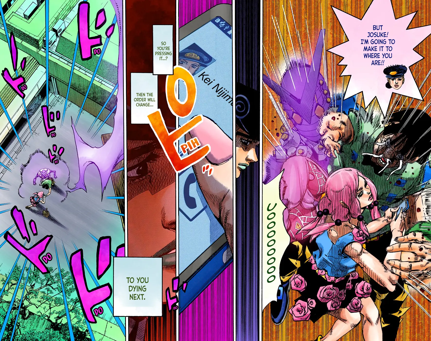 JoJo's Bizarre Adventure, Part 8: JoJolion Colored Manga, chapter 102, page 33