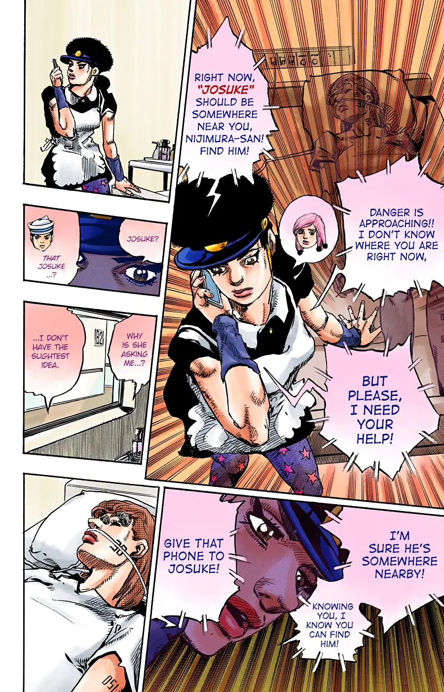 JoJo's Bizarre Adventure, Part 8: JoJolion Colored Manga, chapter 102, page 37