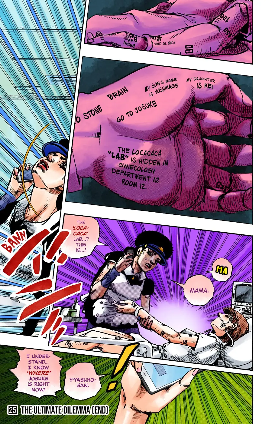 JoJo's Bizarre Adventure, Part 8: JoJolion Colored Manga, chapter 102, page 38