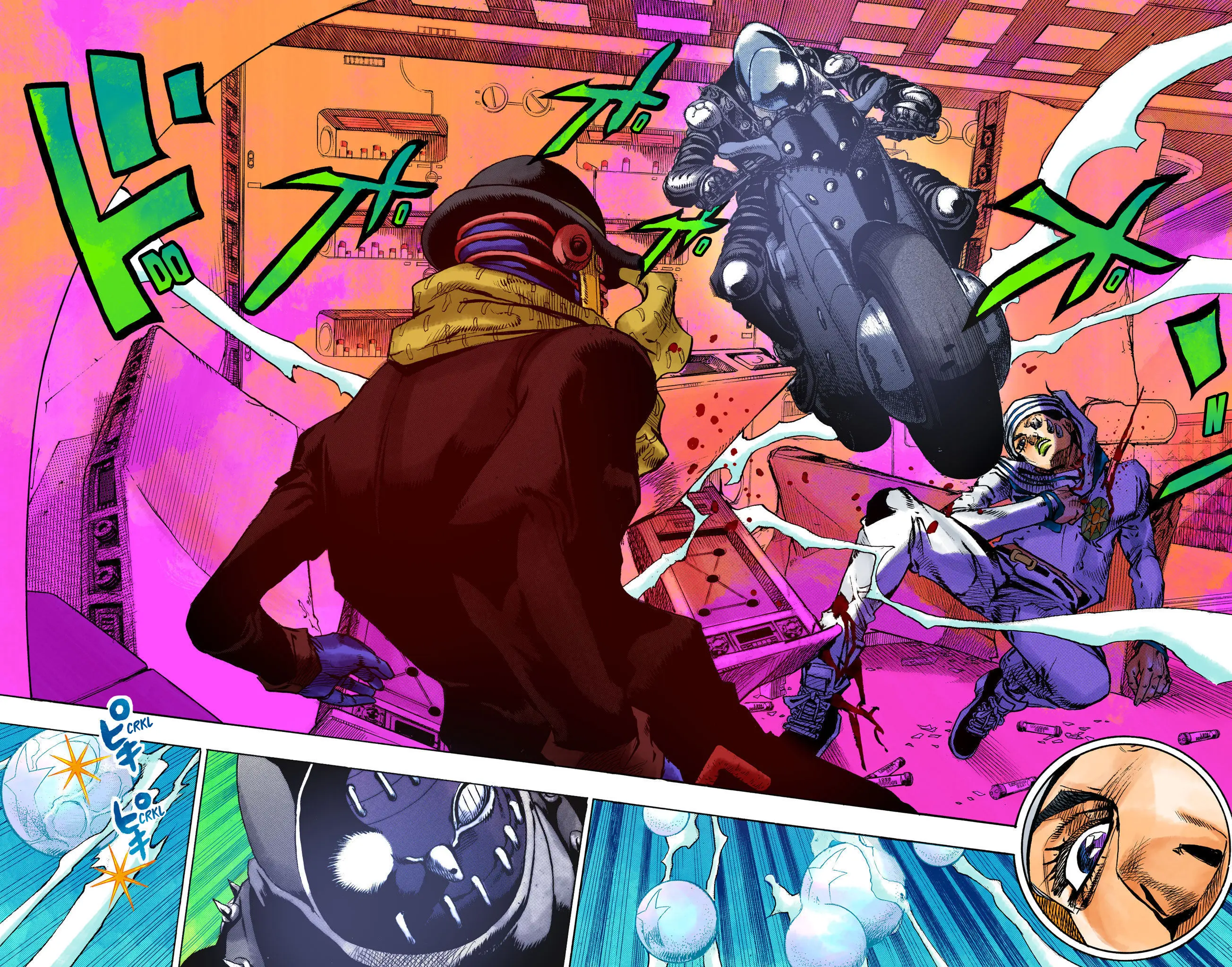 JoJo's Bizarre Adventure, Part 8: JoJolion Colored Manga, chapter 103, page 35
