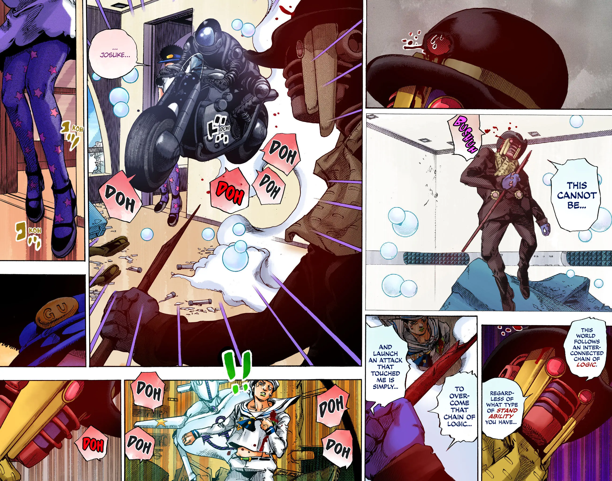 JoJo's Bizarre Adventure, Part 8: JoJolion Colored Manga, chapter 104, page 6