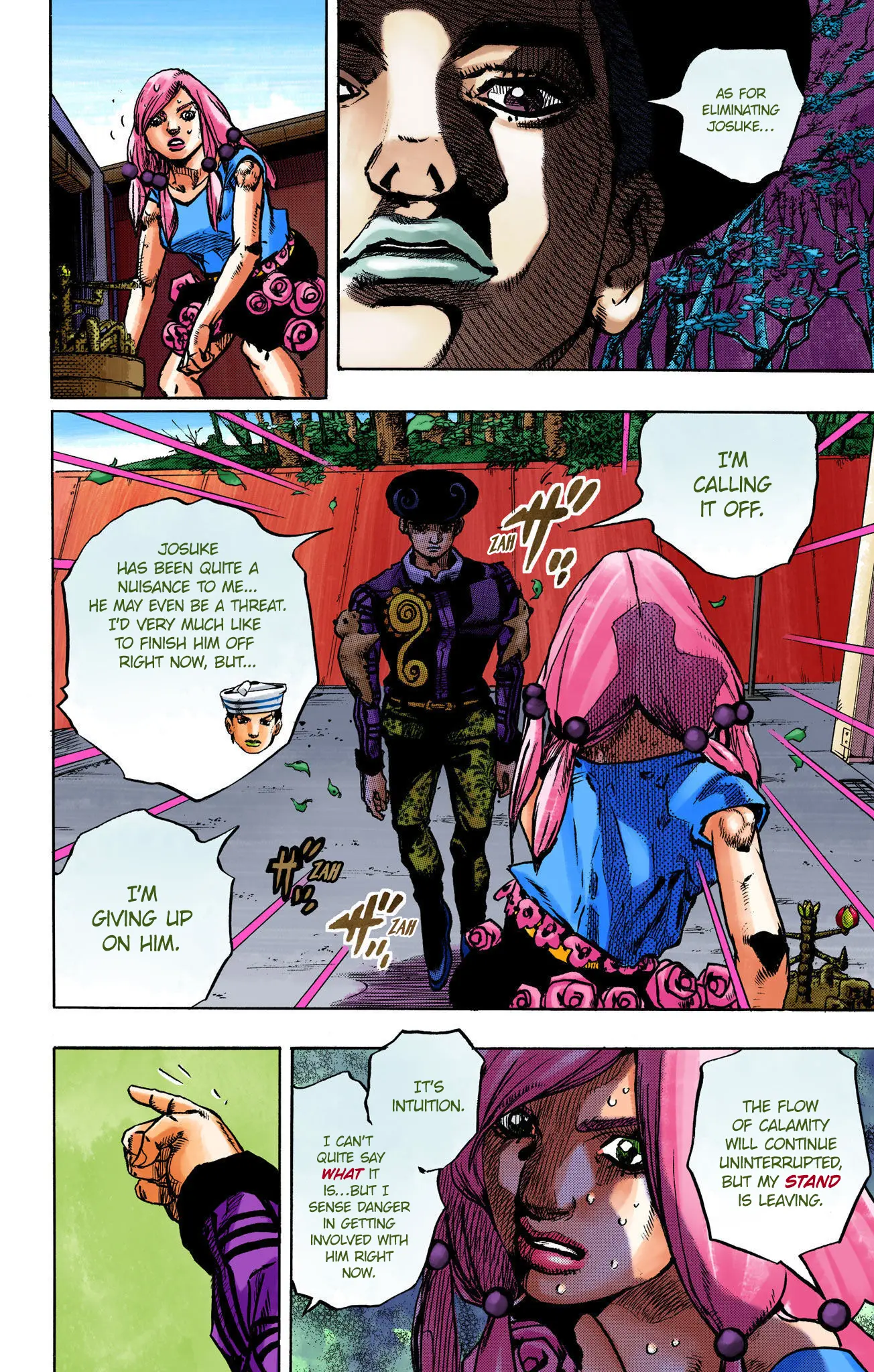 JoJo's Bizarre Adventure, Part 8: JoJolion Colored Manga, chapter 104, page 17