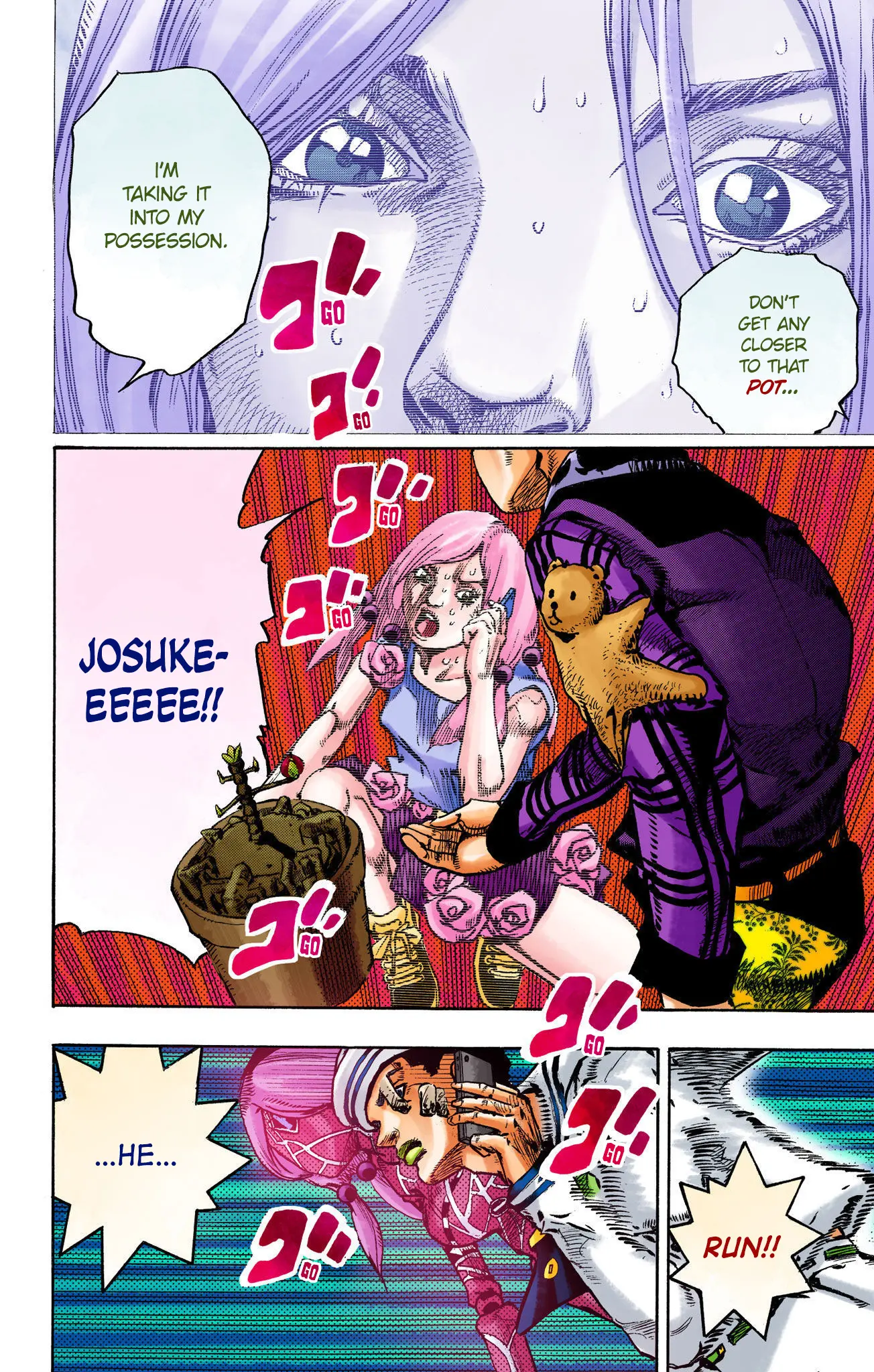 JoJo's Bizarre Adventure, Part 8: JoJolion Colored Manga, chapter 104, page 19