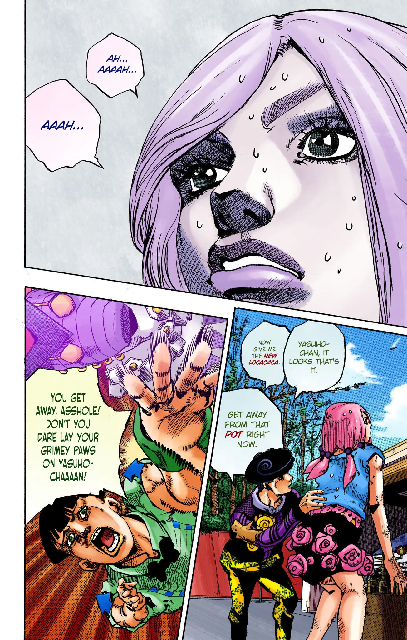JoJo's Bizarre Adventure, Part 8: JoJolion Colored Manga, chapter 104, page 27