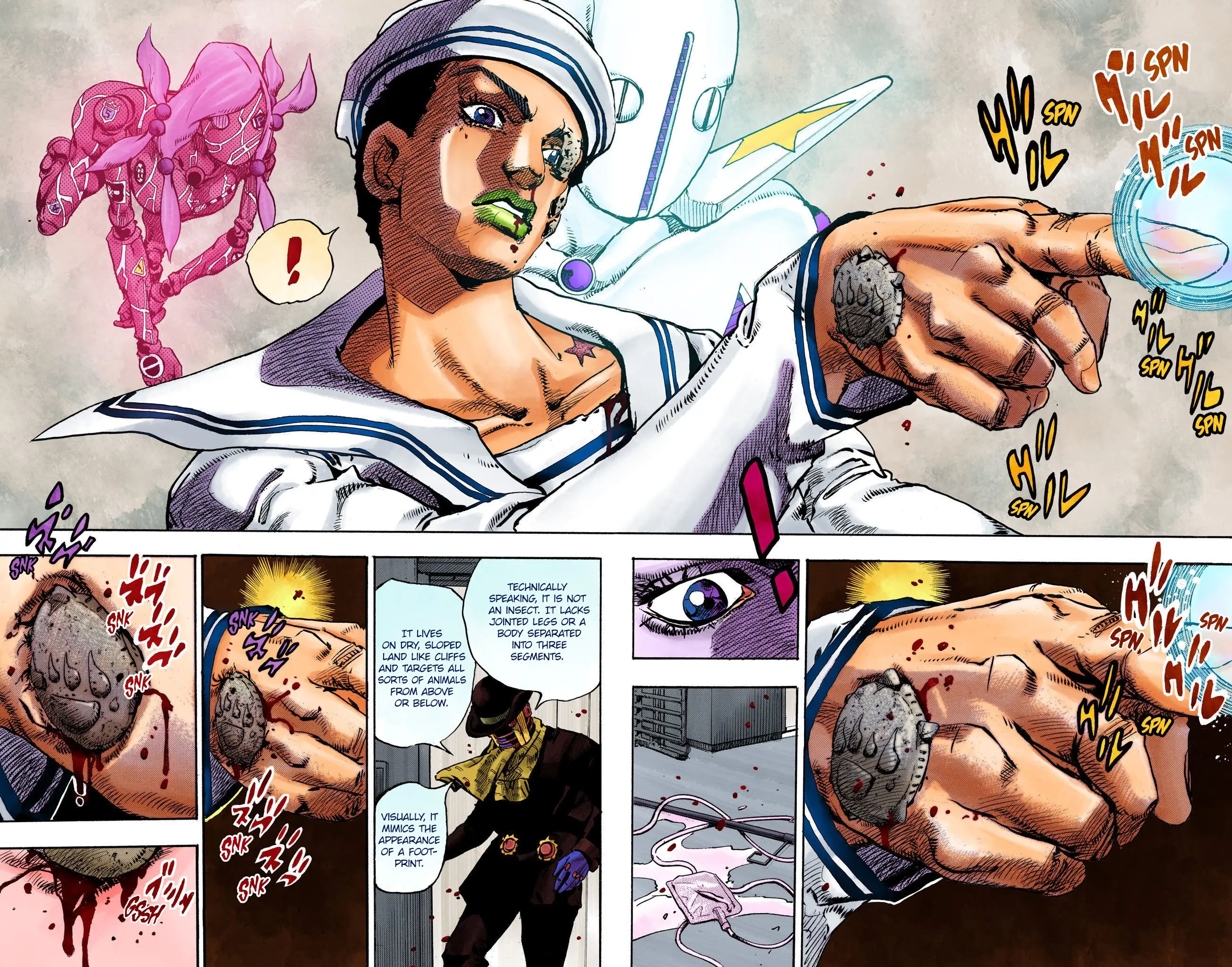 JoJo's Bizarre Adventure, Part 8: JoJolion Colored Manga, chapter 105, page 11