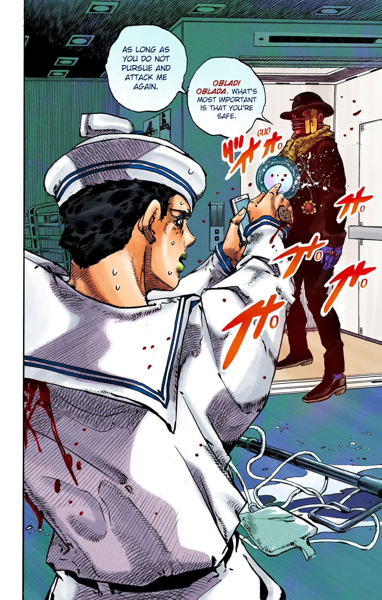 JoJo's Bizarre Adventure, Part 8: JoJolion Colored Manga, chapter 105, page 12