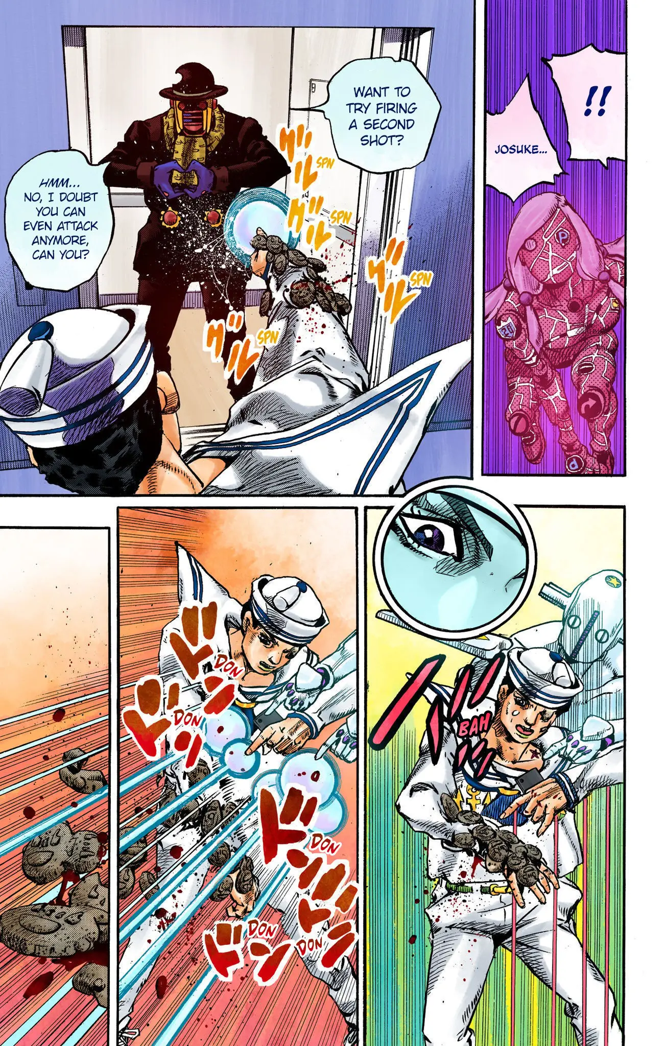 JoJo's Bizarre Adventure, Part 8: JoJolion Colored Manga, chapter 105, page 15