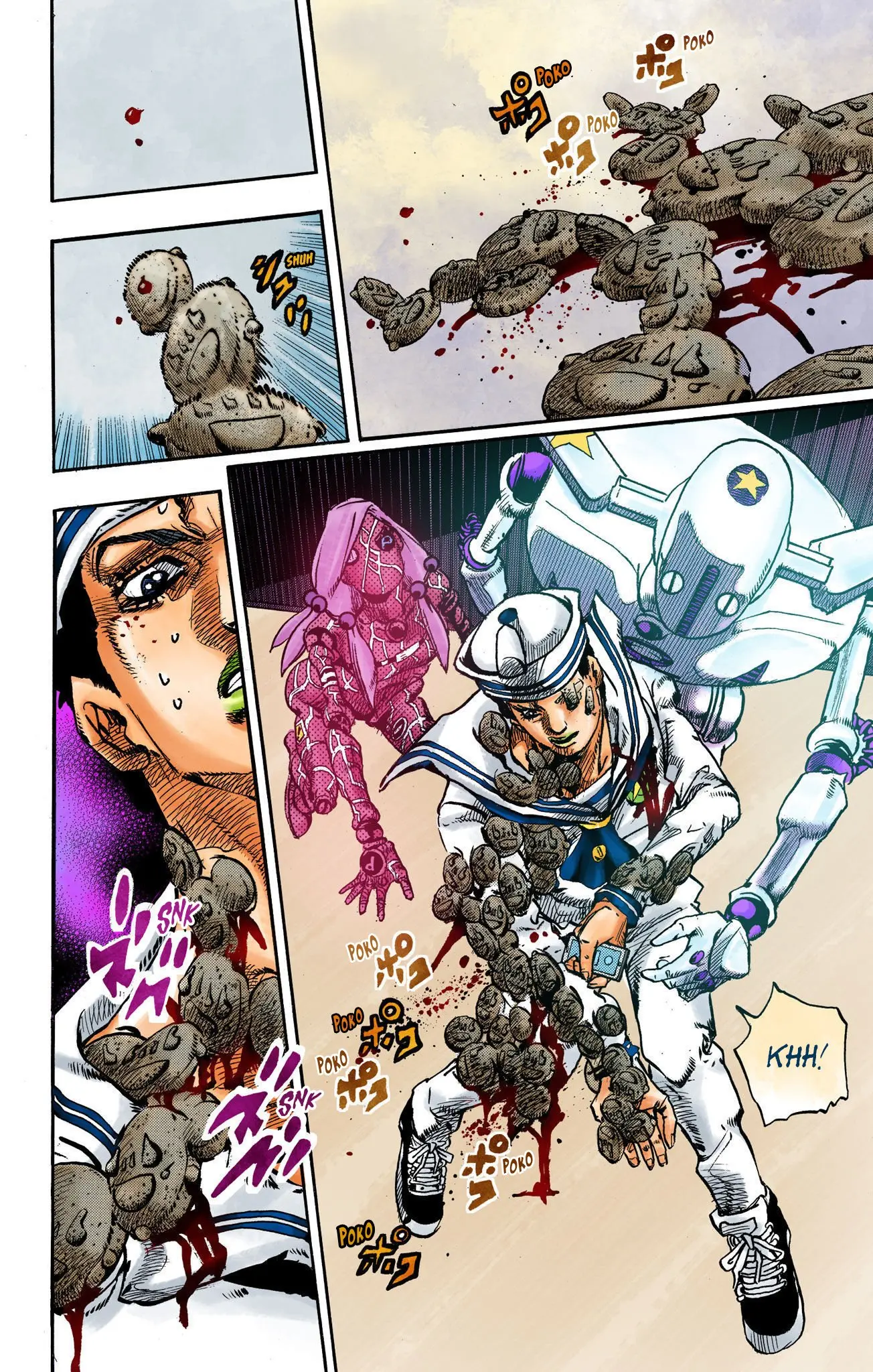 JoJo's Bizarre Adventure, Part 8: JoJolion Colored Manga, chapter 105, page 16