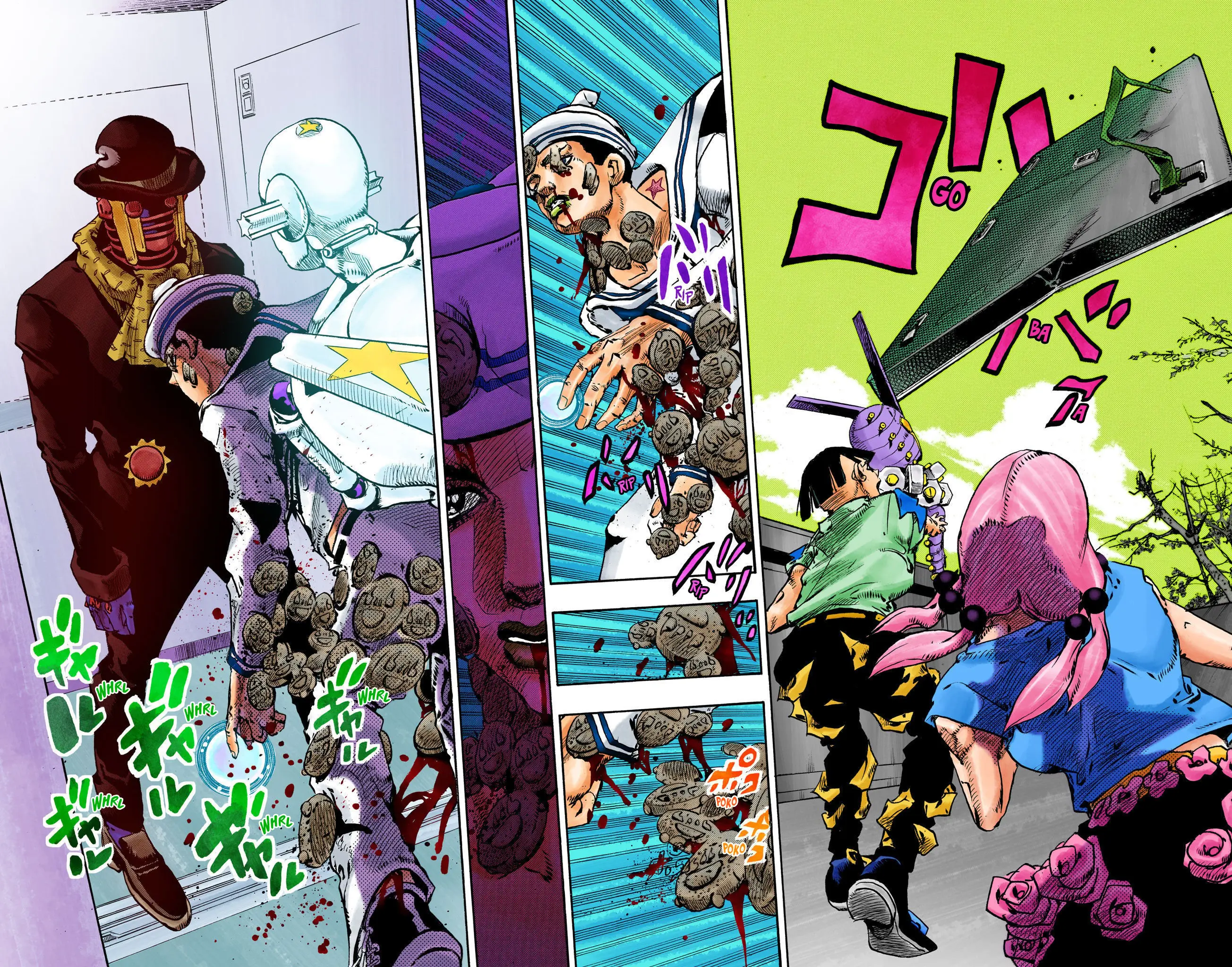 JoJo's Bizarre Adventure, Part 8: JoJolion Colored Manga, chapter 105, page 25