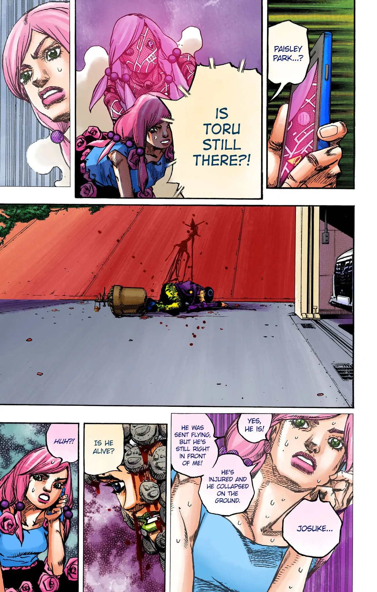 JoJo's Bizarre Adventure, Part 8: JoJolion Colored Manga, chapter 106, page 15