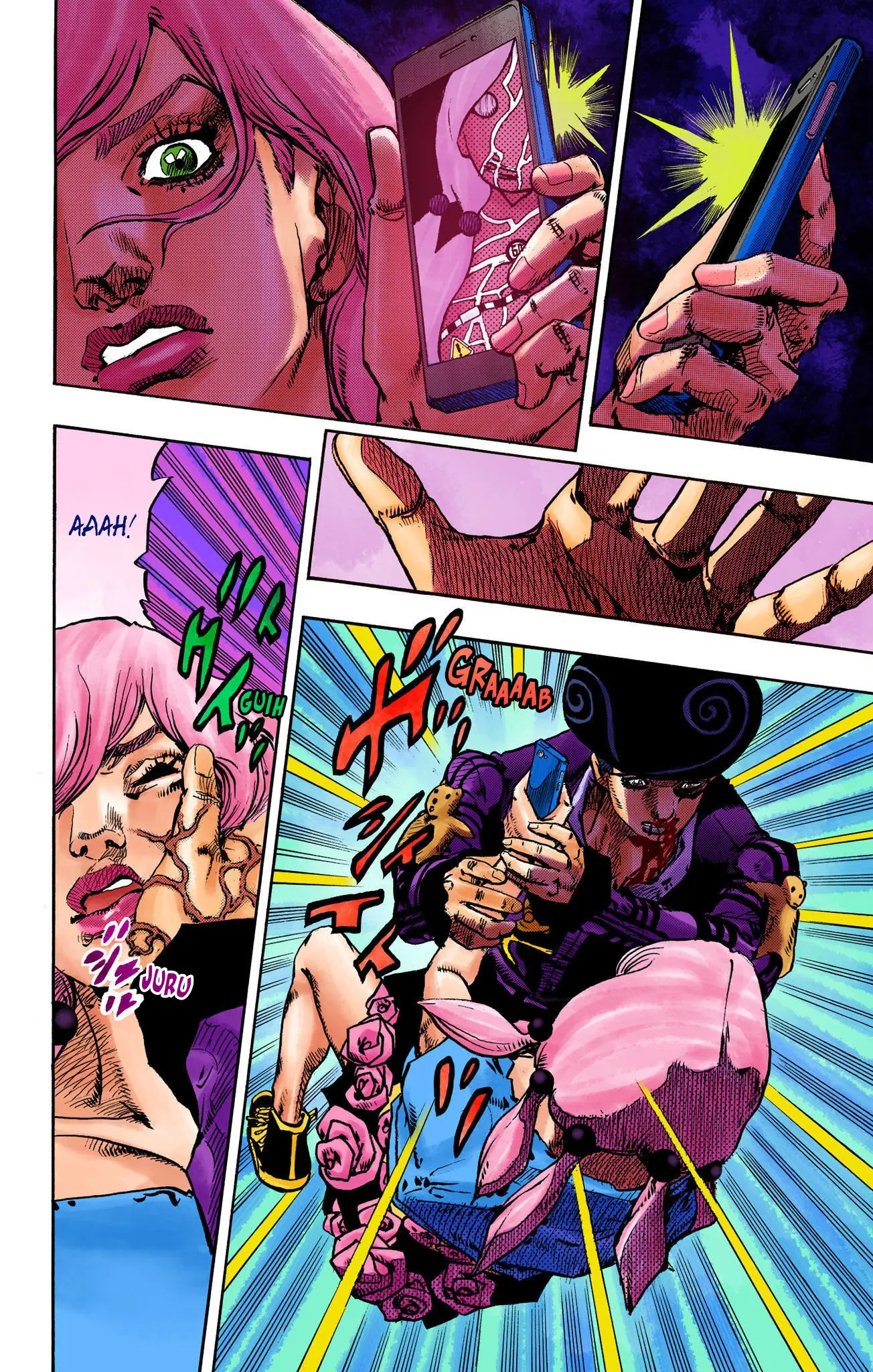 JoJo's Bizarre Adventure, Part 8: JoJolion Colored Manga, chapter 106, page 28