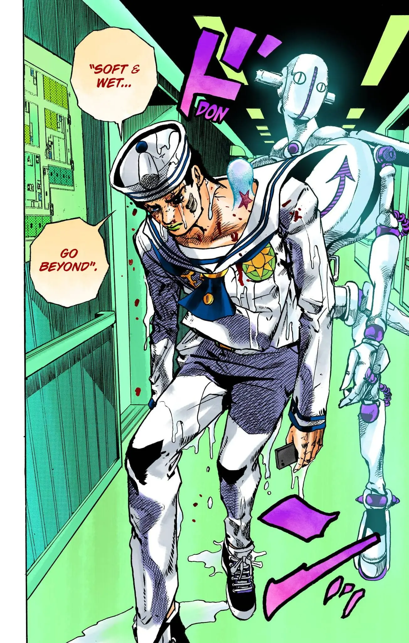 JoJo's Bizarre Adventure, Part 8: JoJolion Colored Manga, chapter 107, page 7