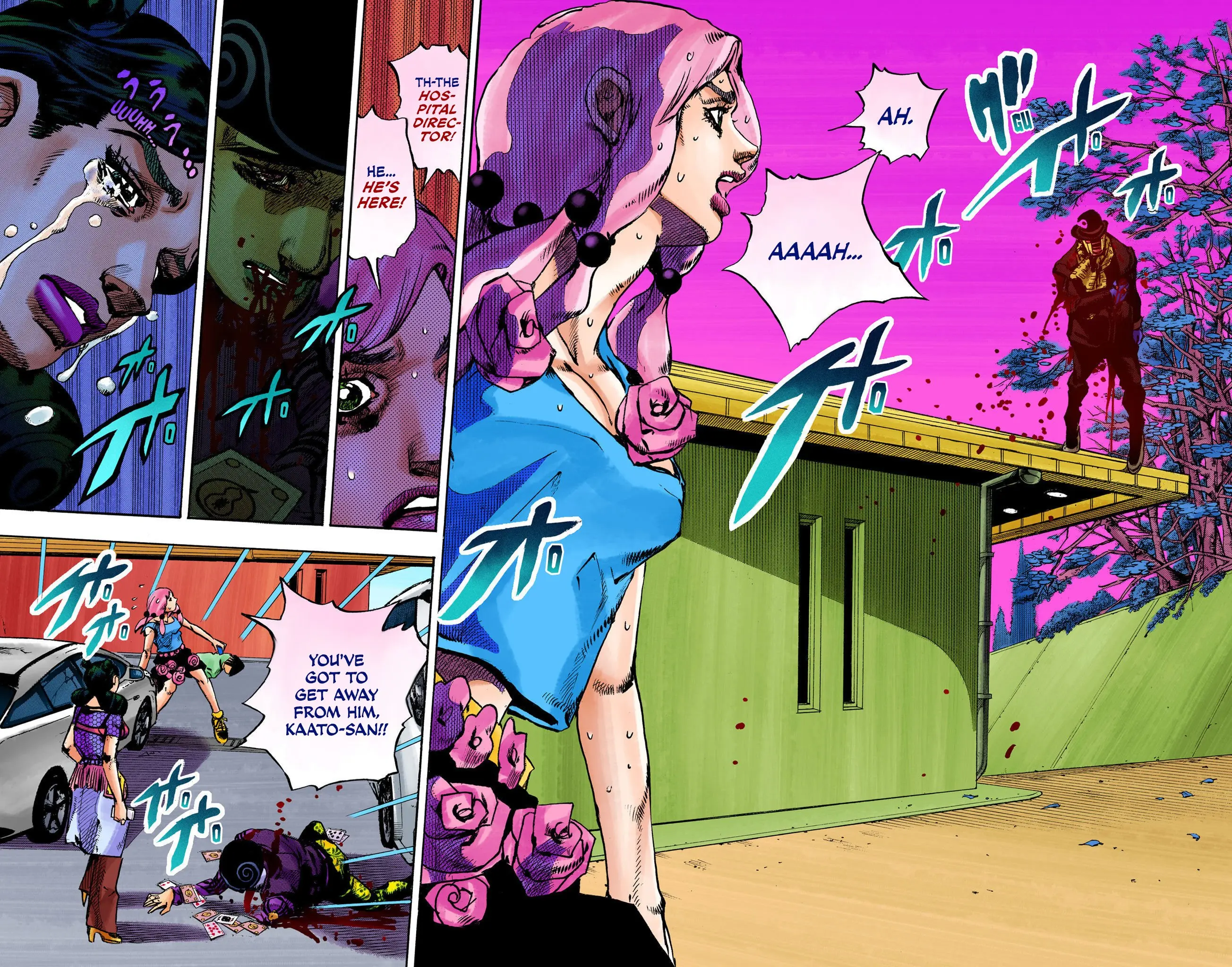 JoJo's Bizarre Adventure, Part 8: JoJolion Colored Manga, chapter 107, page 27