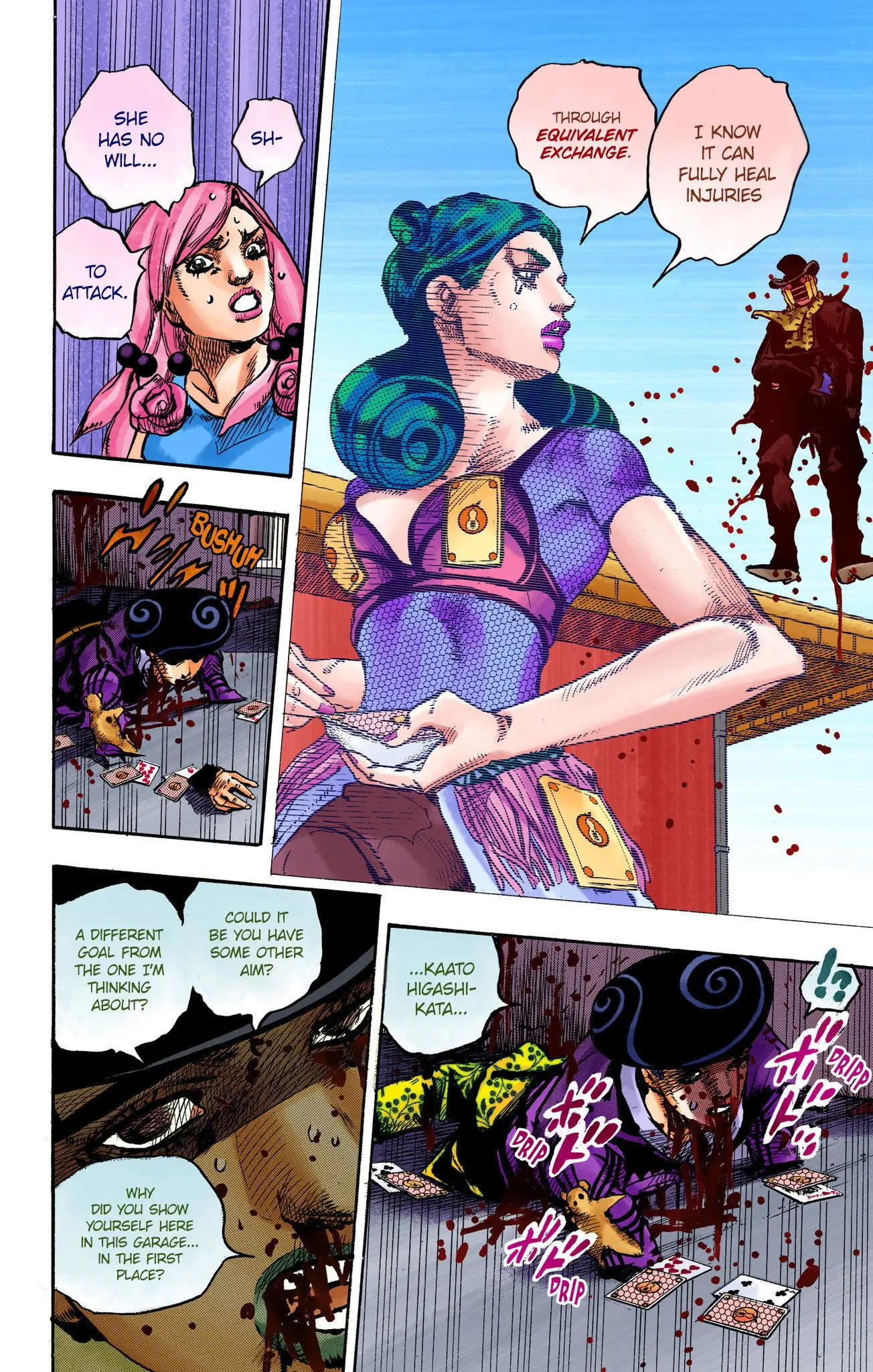 JoJo's Bizarre Adventure, Part 8: JoJolion Colored Manga, chapter 107, page 30