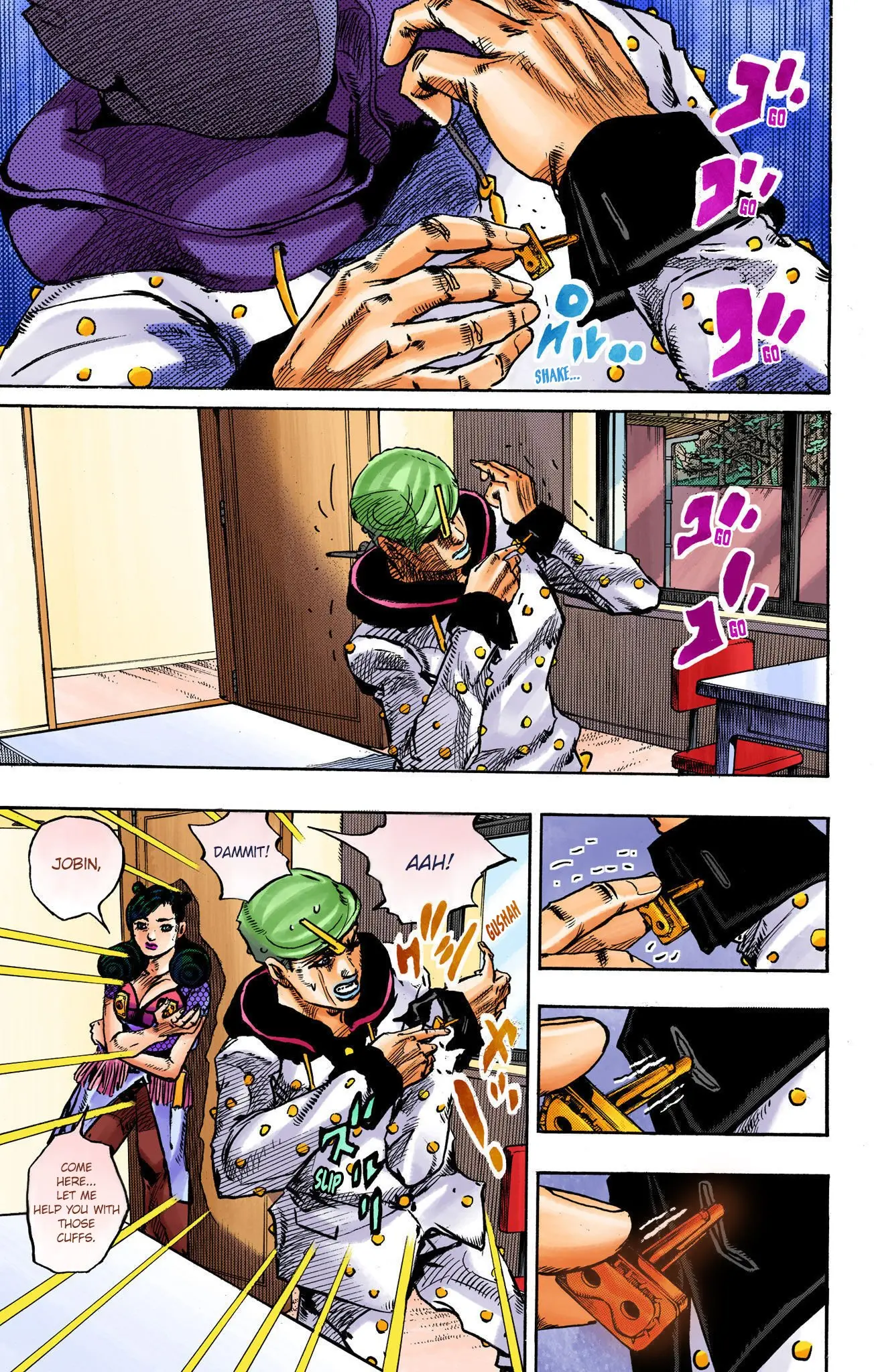 JoJo's Bizarre Adventure, Part 8: JoJolion Colored Manga, chapter 107, page 33