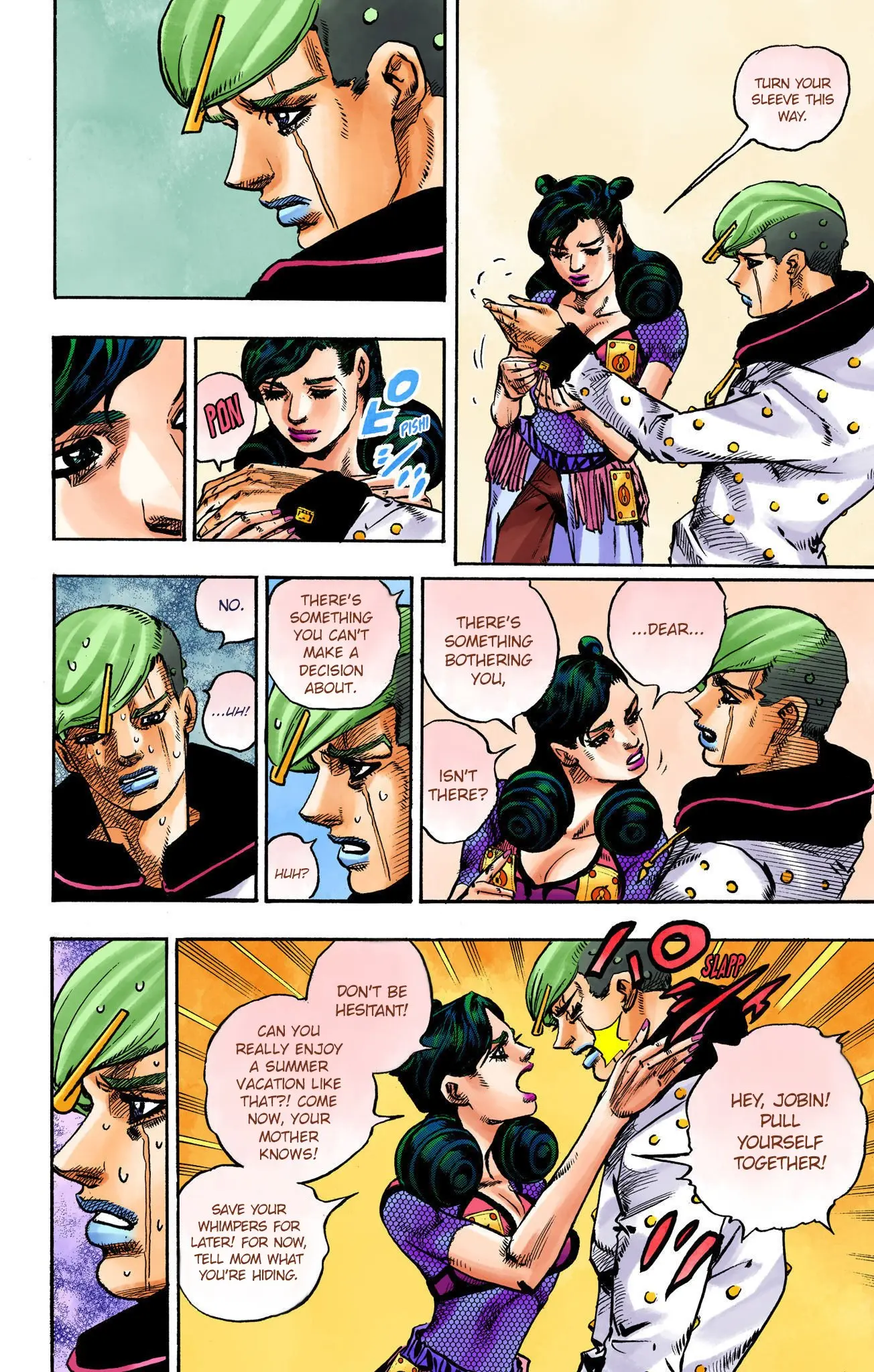 JoJo's Bizarre Adventure, Part 8: JoJolion Colored Manga, chapter 107, page 34