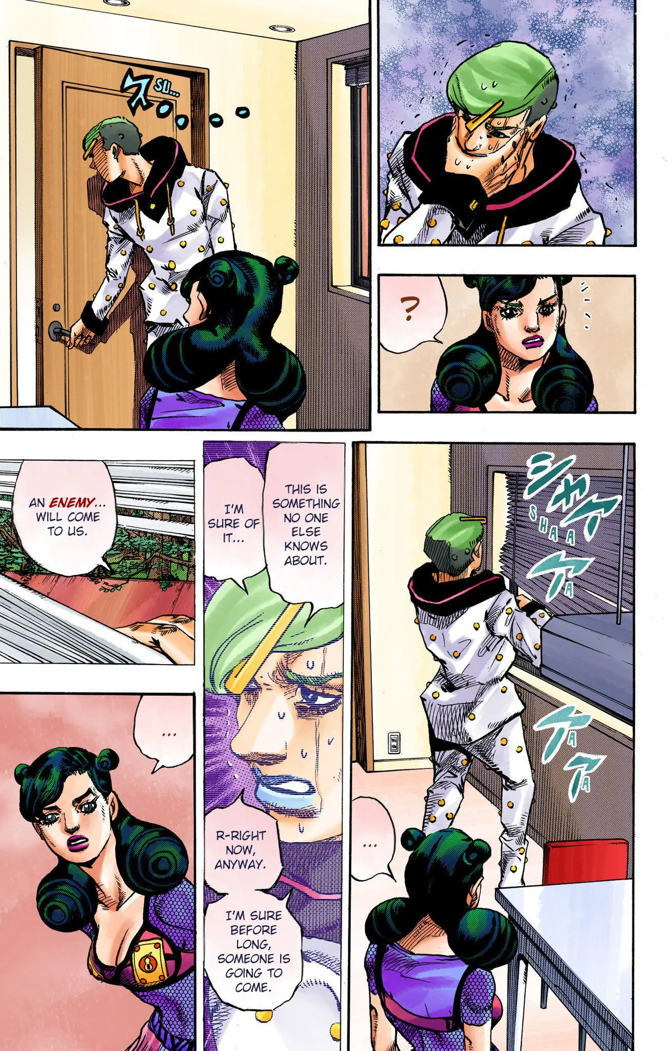 JoJo's Bizarre Adventure, Part 8: JoJolion Colored Manga, chapter 107, page 35