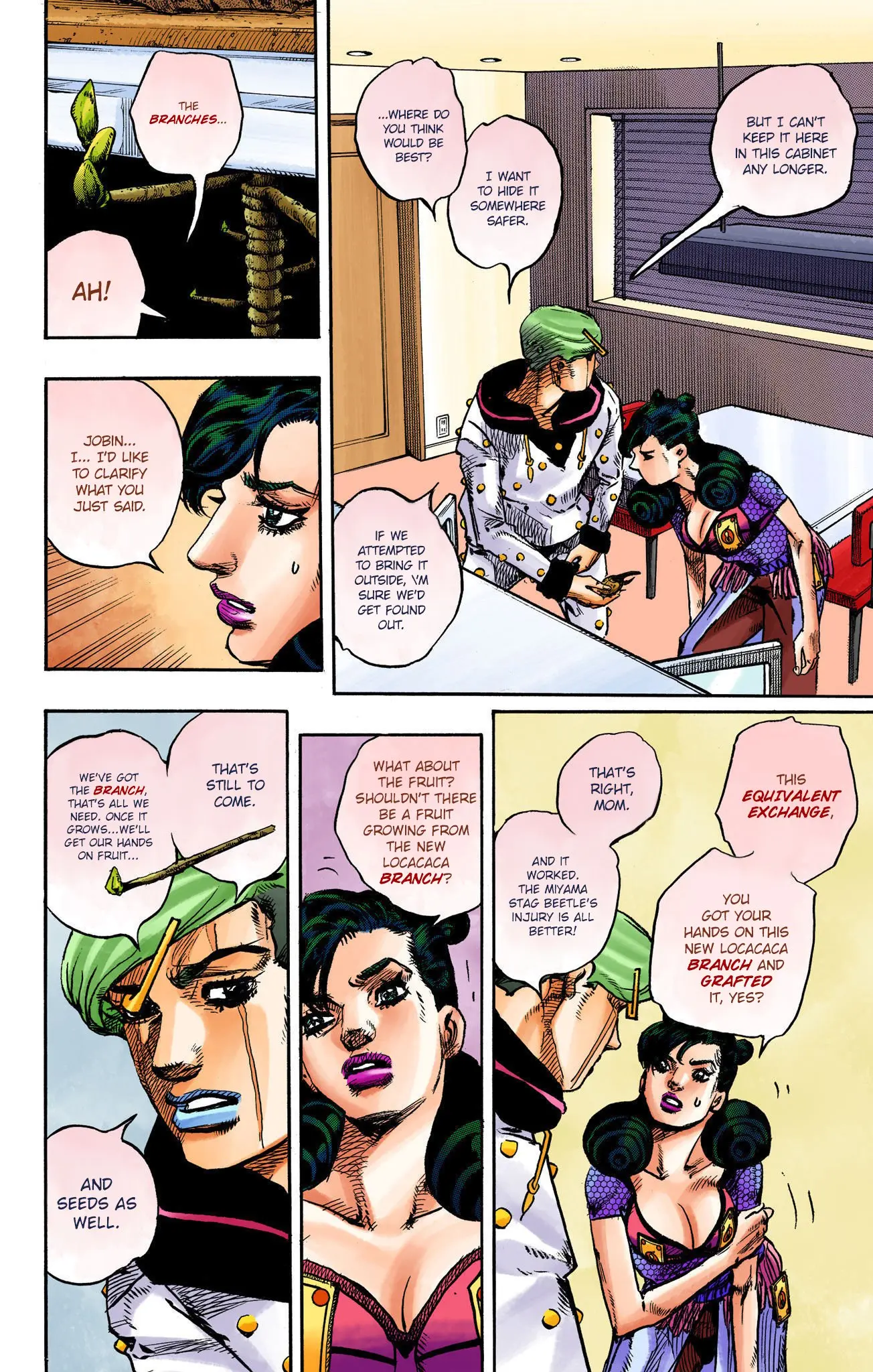 JoJo's Bizarre Adventure, Part 8: JoJolion Colored Manga, chapter 107, page 39