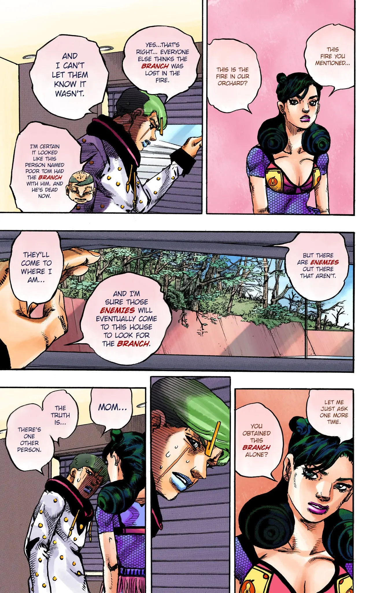 JoJo's Bizarre Adventure, Part 8: JoJolion Colored Manga, chapter 107, page 40