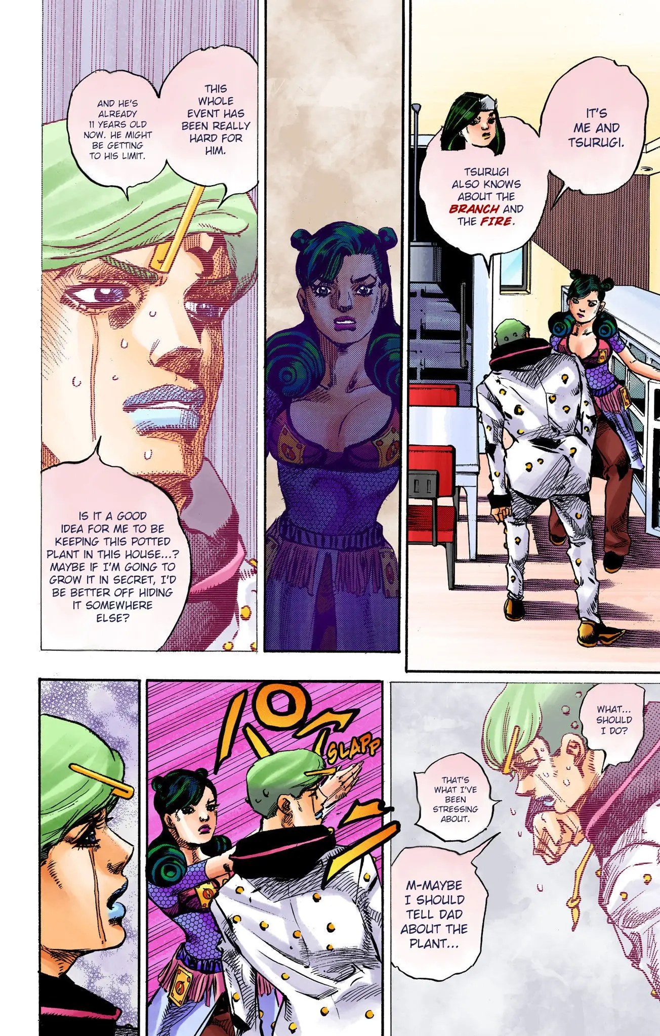 JoJo's Bizarre Adventure, Part 8: JoJolion Colored Manga, chapter 107, page 41