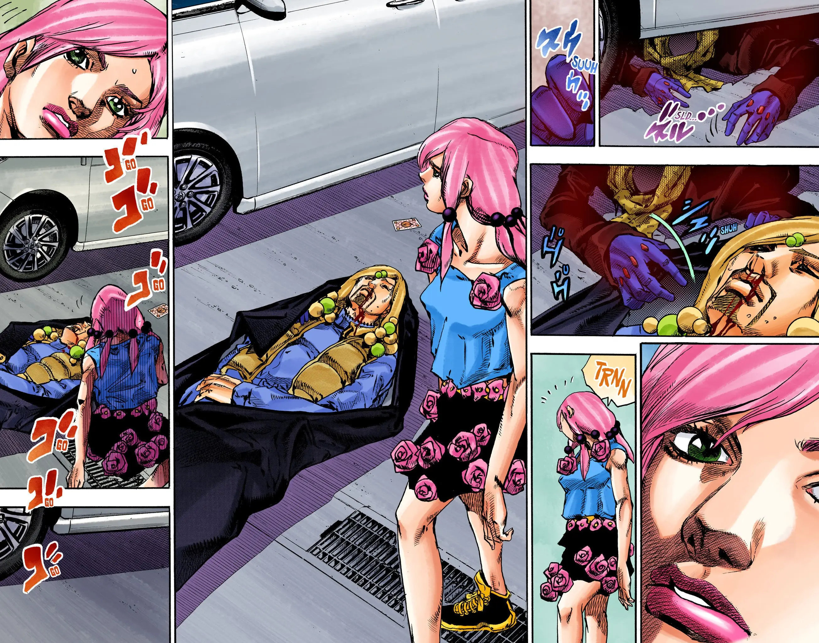 JoJo's Bizarre Adventure, Part 8: JoJolion Colored Manga, chapter 108, page 28