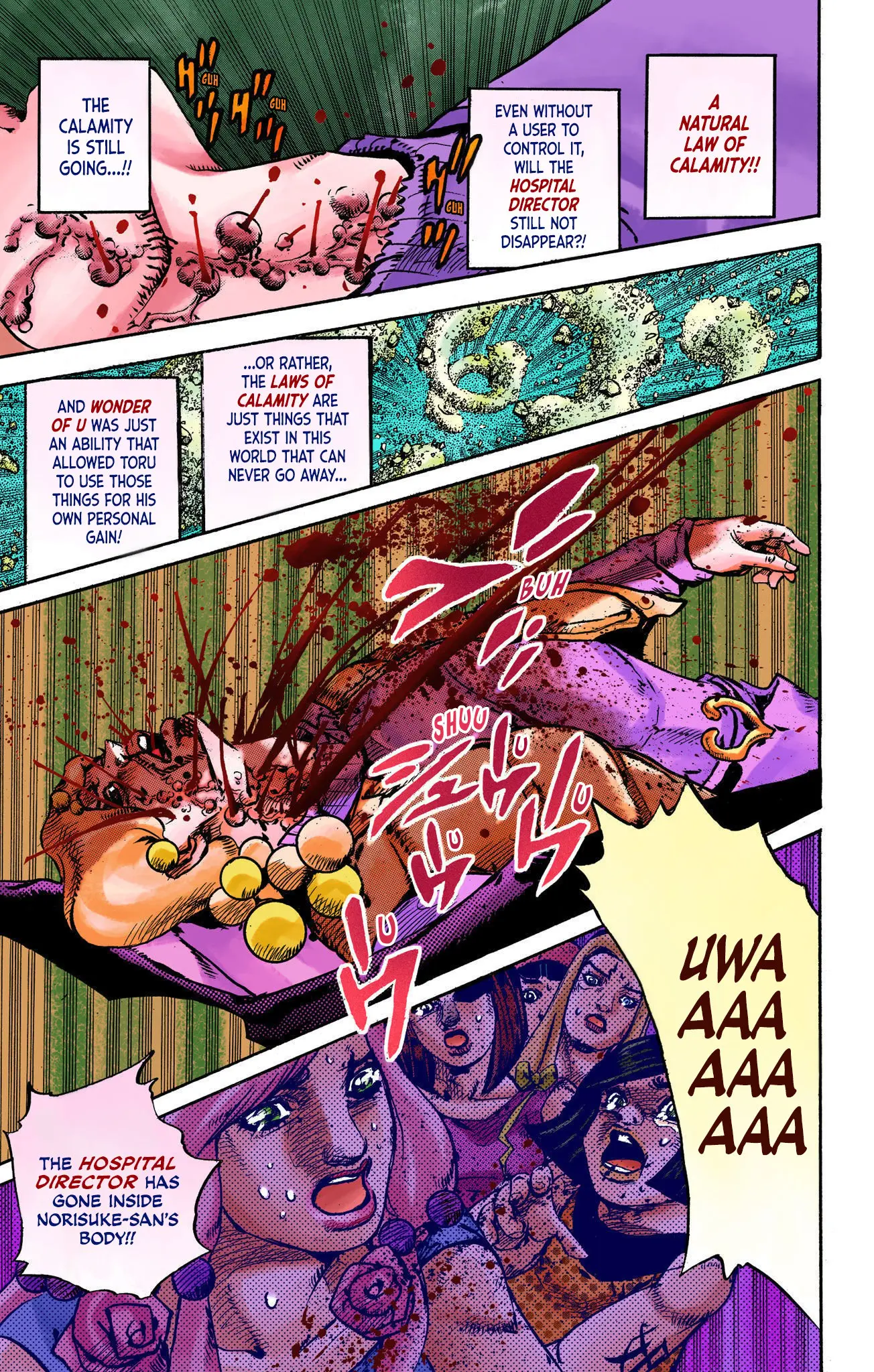 JoJo's Bizarre Adventure, Part 8: JoJolion Colored Manga, chapter 108, page 34