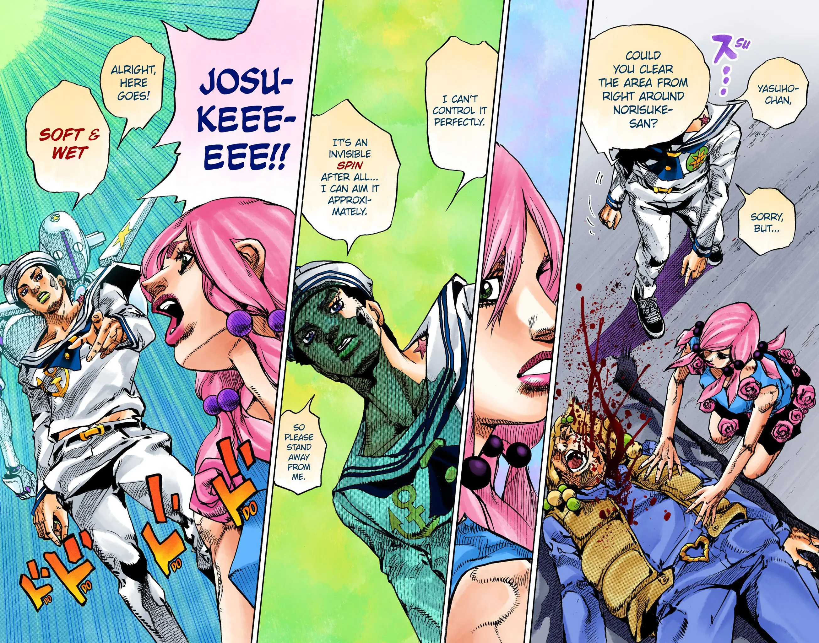 JoJo's Bizarre Adventure, Part 8: JoJolion Colored Manga, chapter 108, page 35